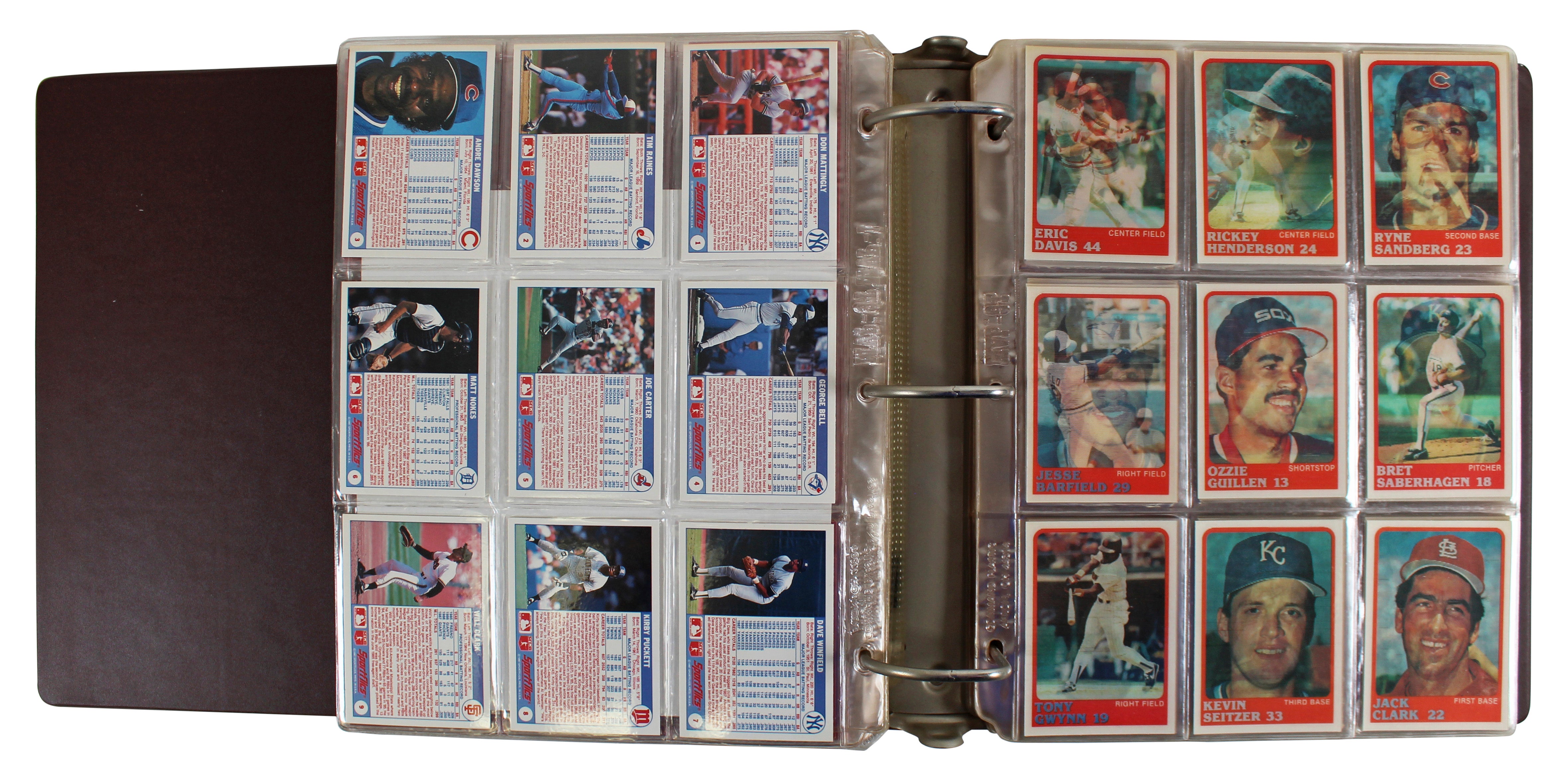 1987 & 1988 Sportflics Complete Trading Card Set Un-signed