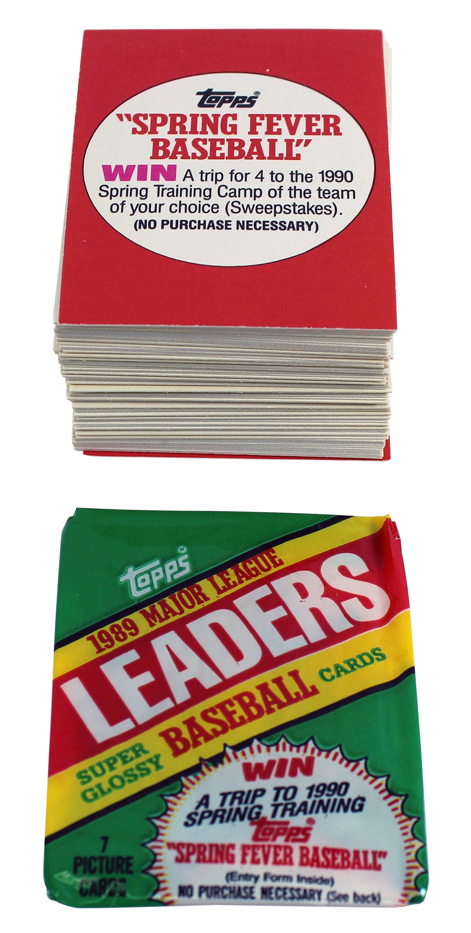 1989 Topps Major League Baseball Major League Leaders Minis Complete Card Set