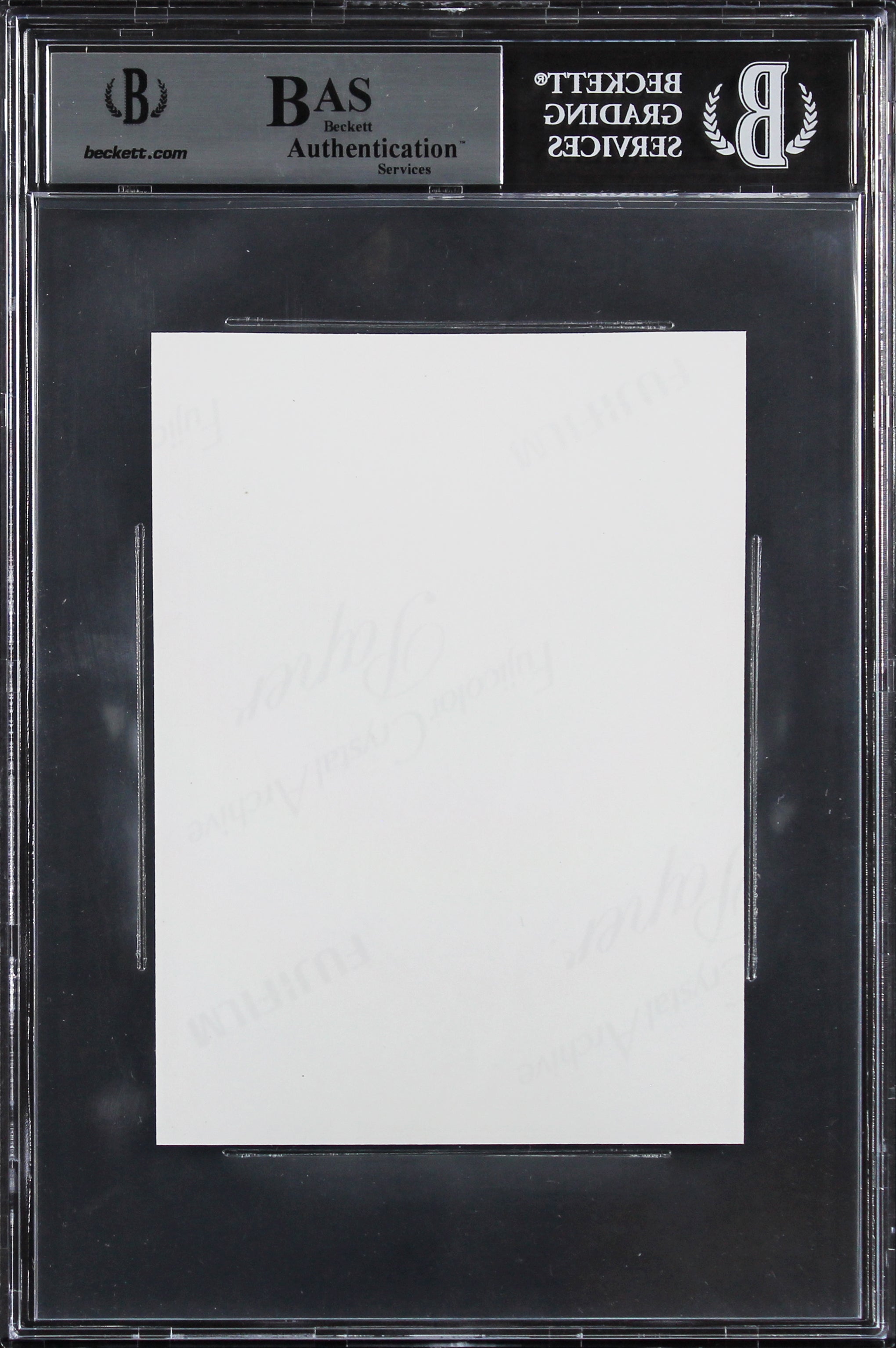 Ice Cube N.W.A Authentic Signed 3.75x5.5 Cut Signature Autographed BAS Slabbed