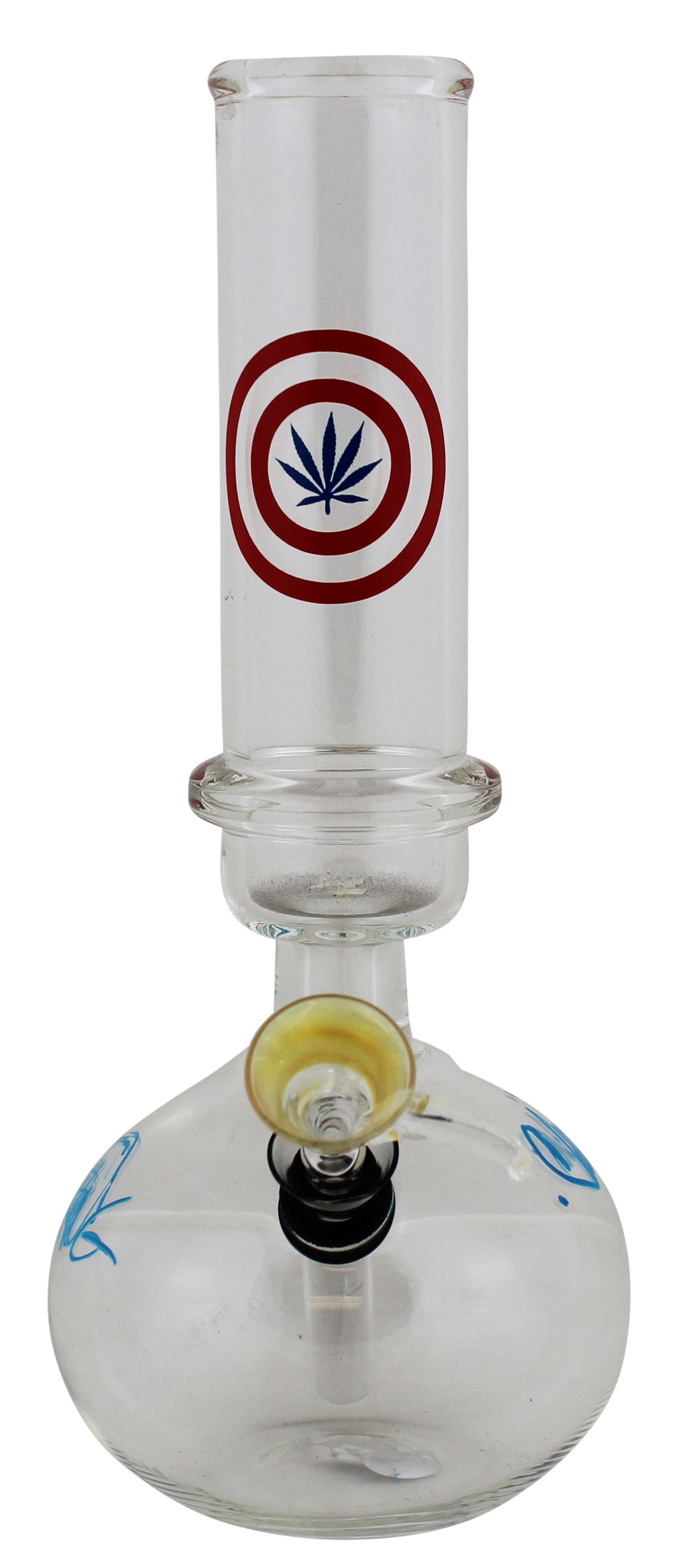 Cheech Marin & Tommy Chong Up in Smoke Signed Glass Water Pipe BAS Wit #WZ12100