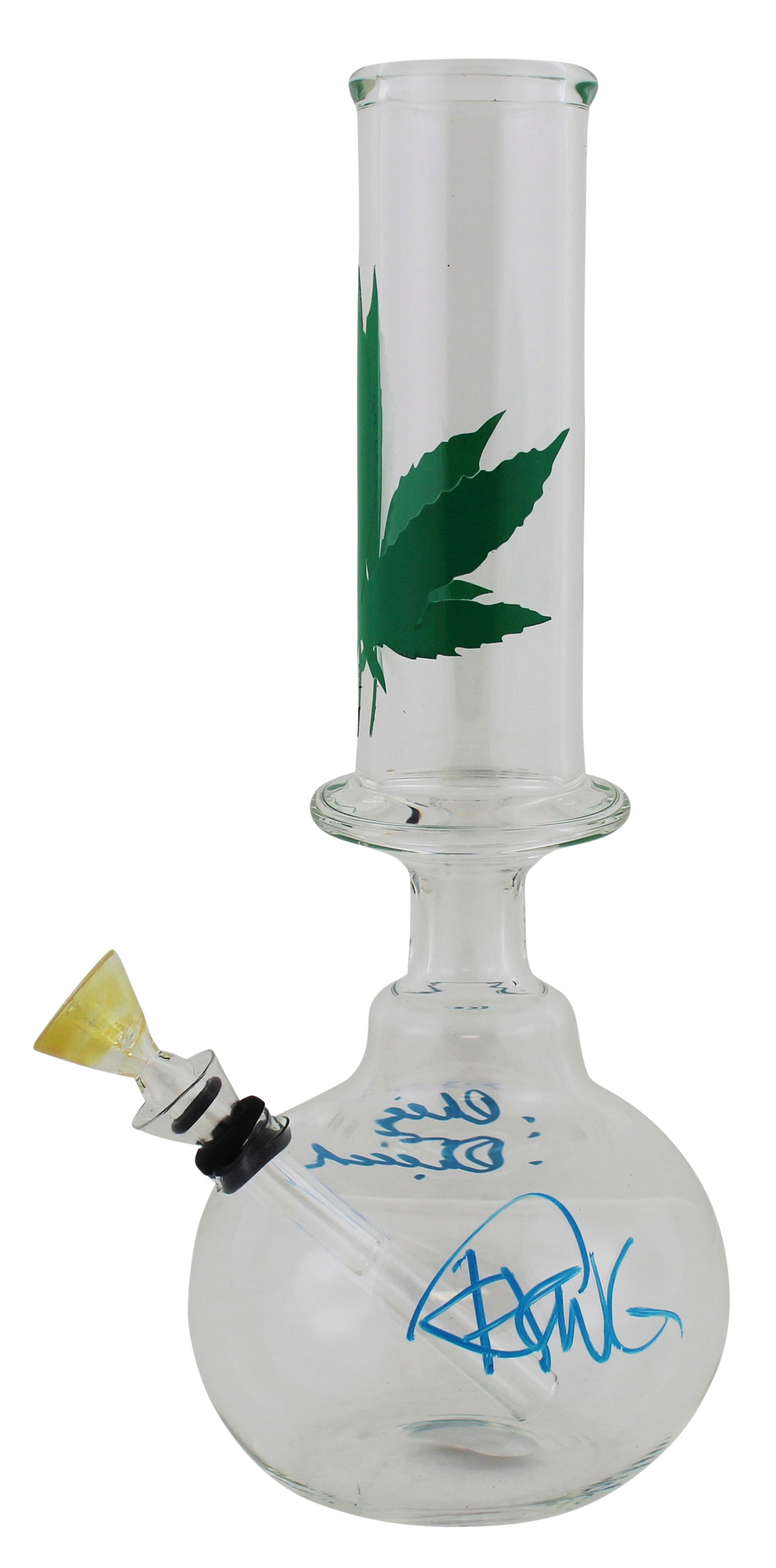 Cheech Marin & Tommy Chong Up in Smoke Signed Glass Water Pipe BAS Wit #WZ12130