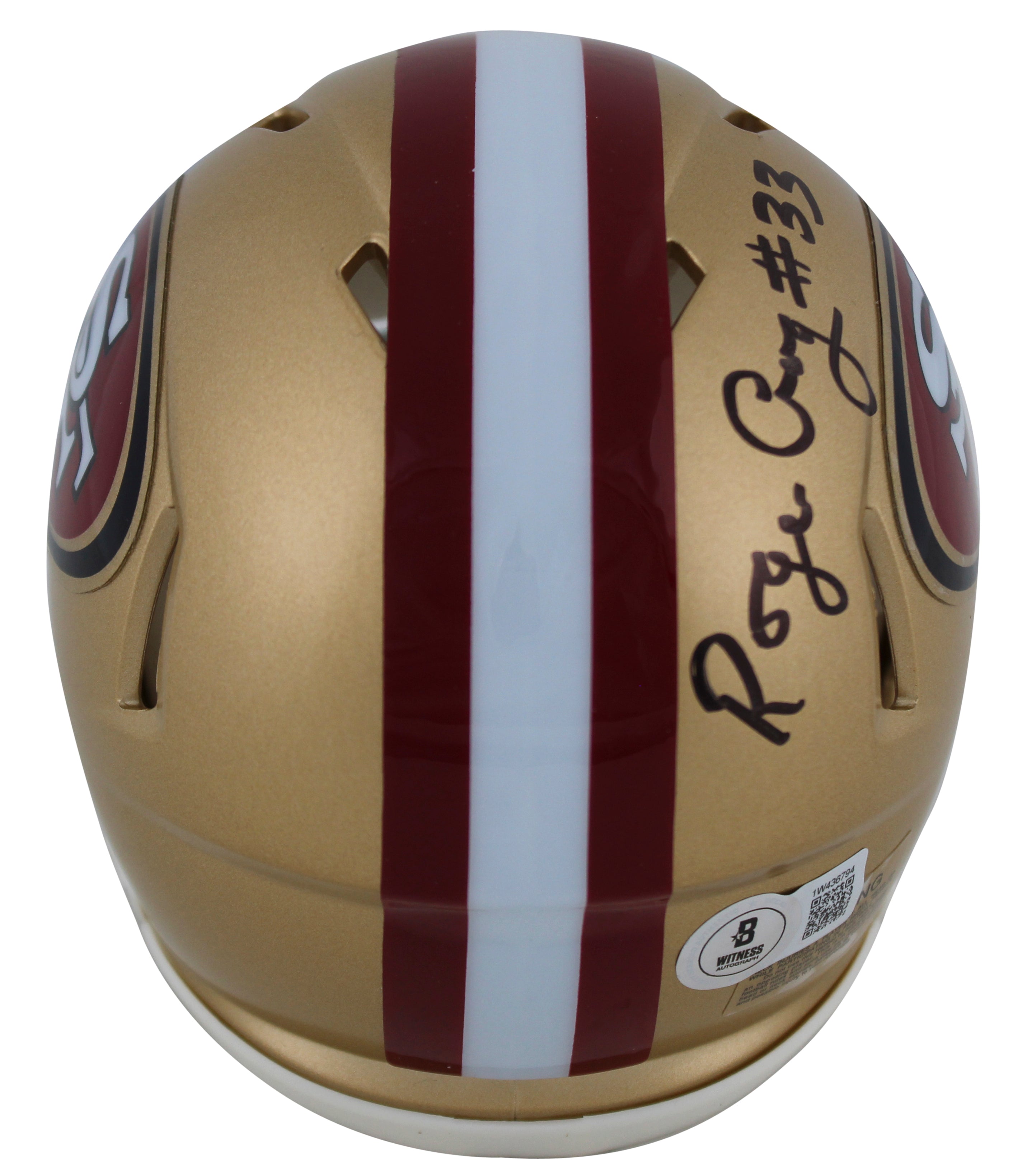 49ers Roger Craig Authentic Signed Speed Mini Helmet W/ Case BAS Witnessed