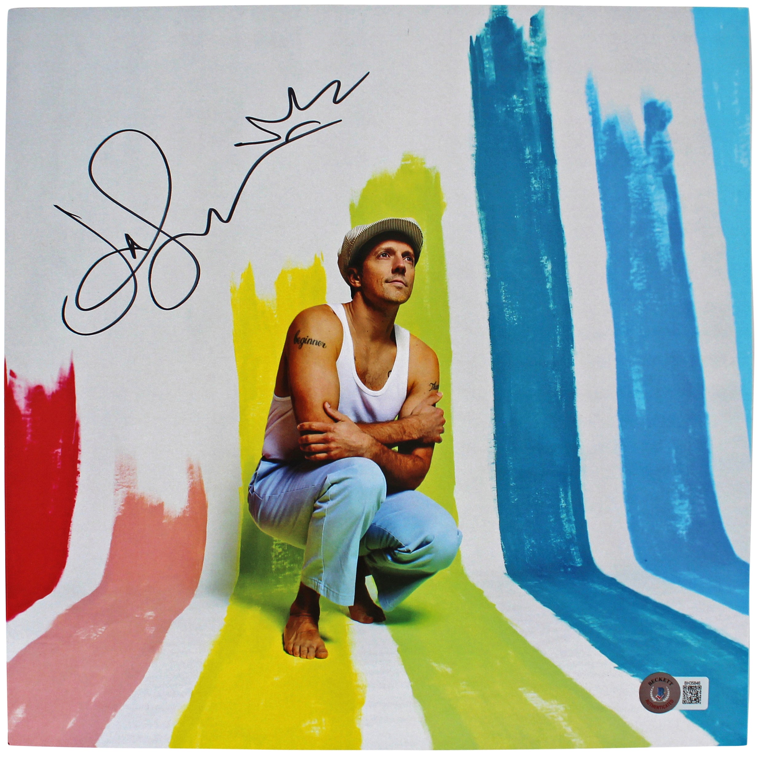 Jason Mraz Signed Mystical Magical Rhythmical Radical Ride Album Flat BAS