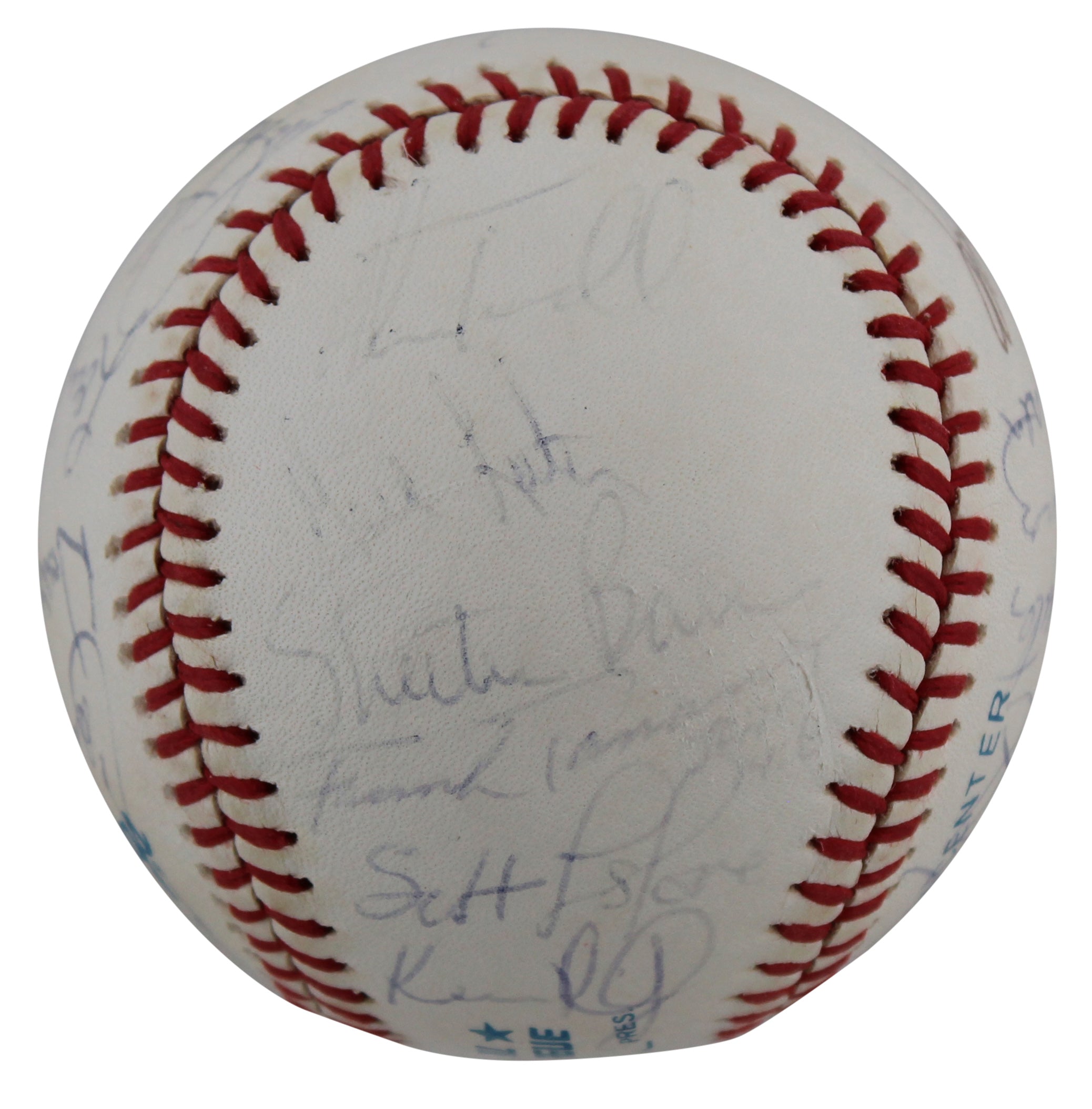 1992 Tigers (26) Anderson, Trammell, Fielder +23 Signed Baseball BAS #AB92933