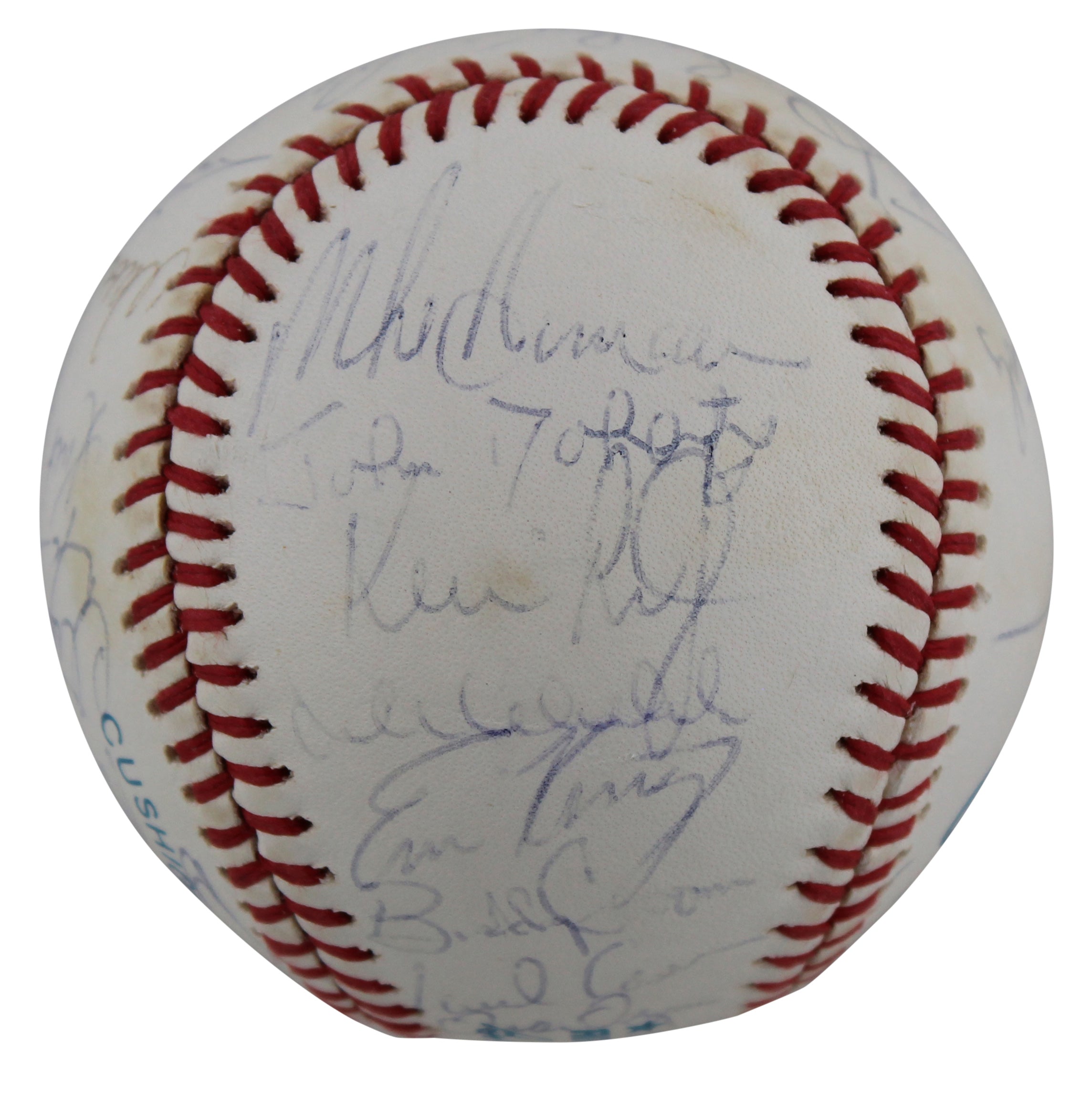 1992 Tigers (26) Anderson, Trammell, Fielder +23 Signed Baseball BAS #AB92933