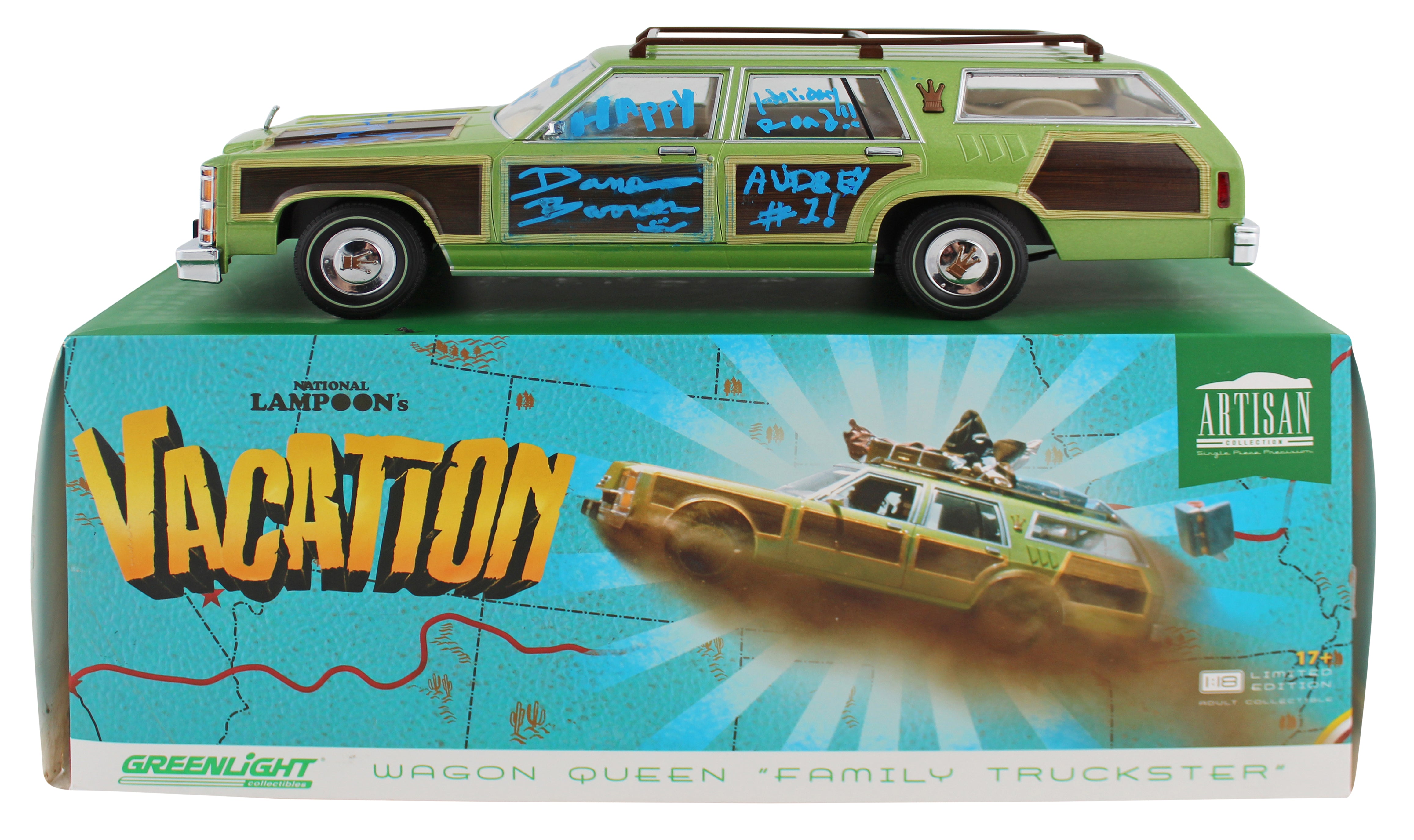Vacation (4) Chase, D'Angelo, Hall & Barron Signed  Family Truckster BAS Wit 1