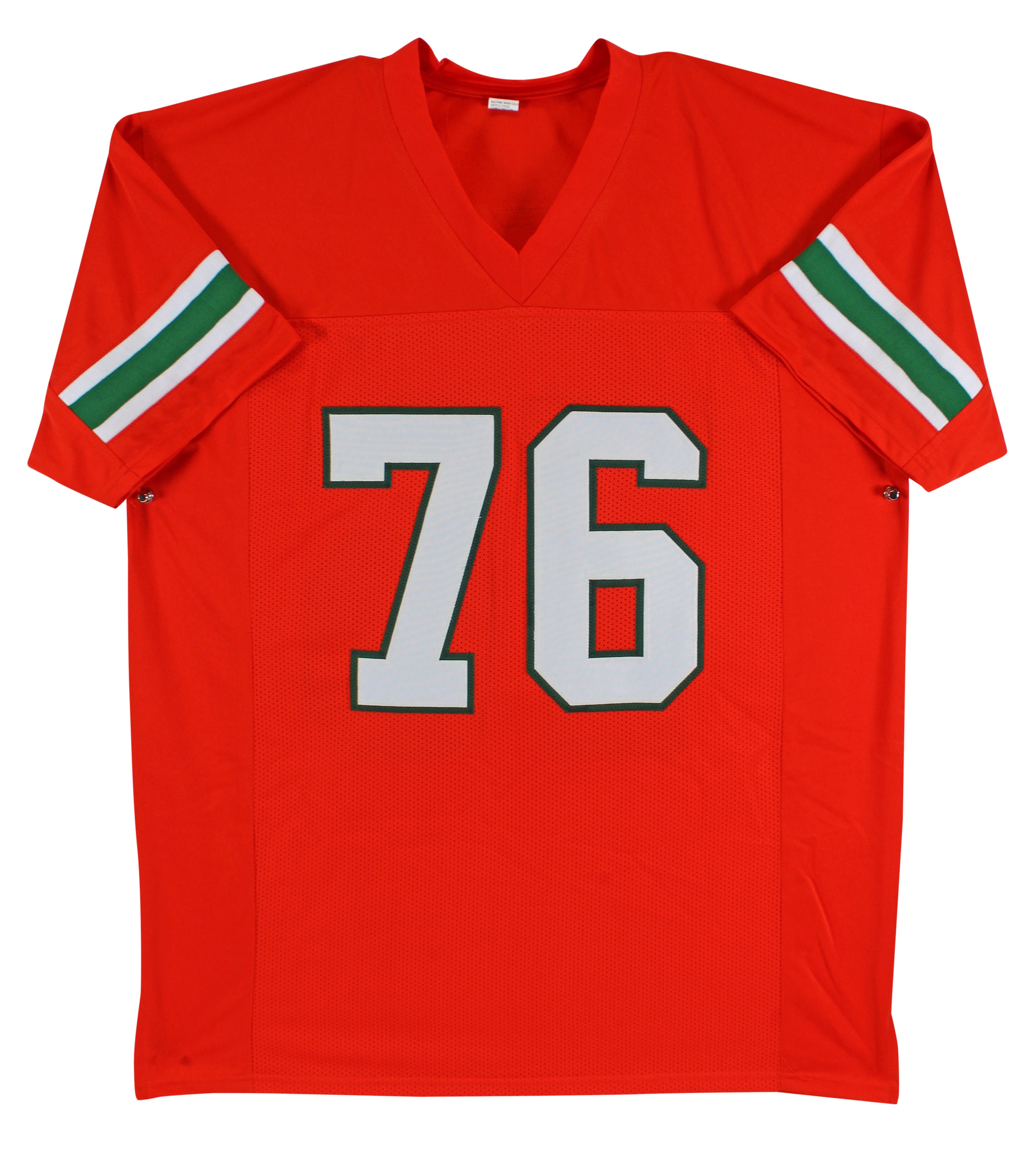 Warren Sapp  Authentic Signed Orange Pro Style Jersey Autographed BAS Witnessed