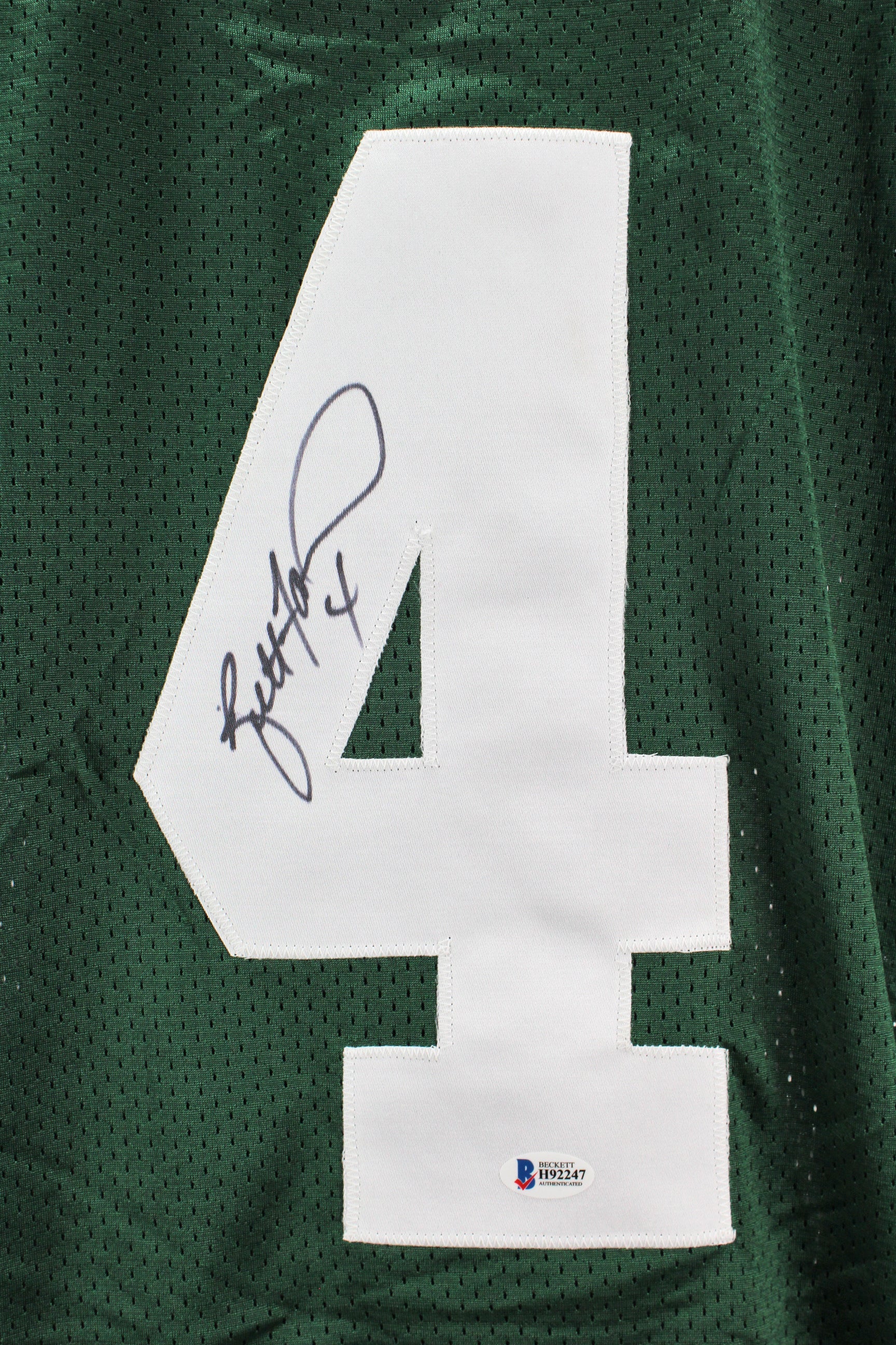 Packers Brett Favre Authentic Signed Green Authentic Wilson Jersey BAS #H92247