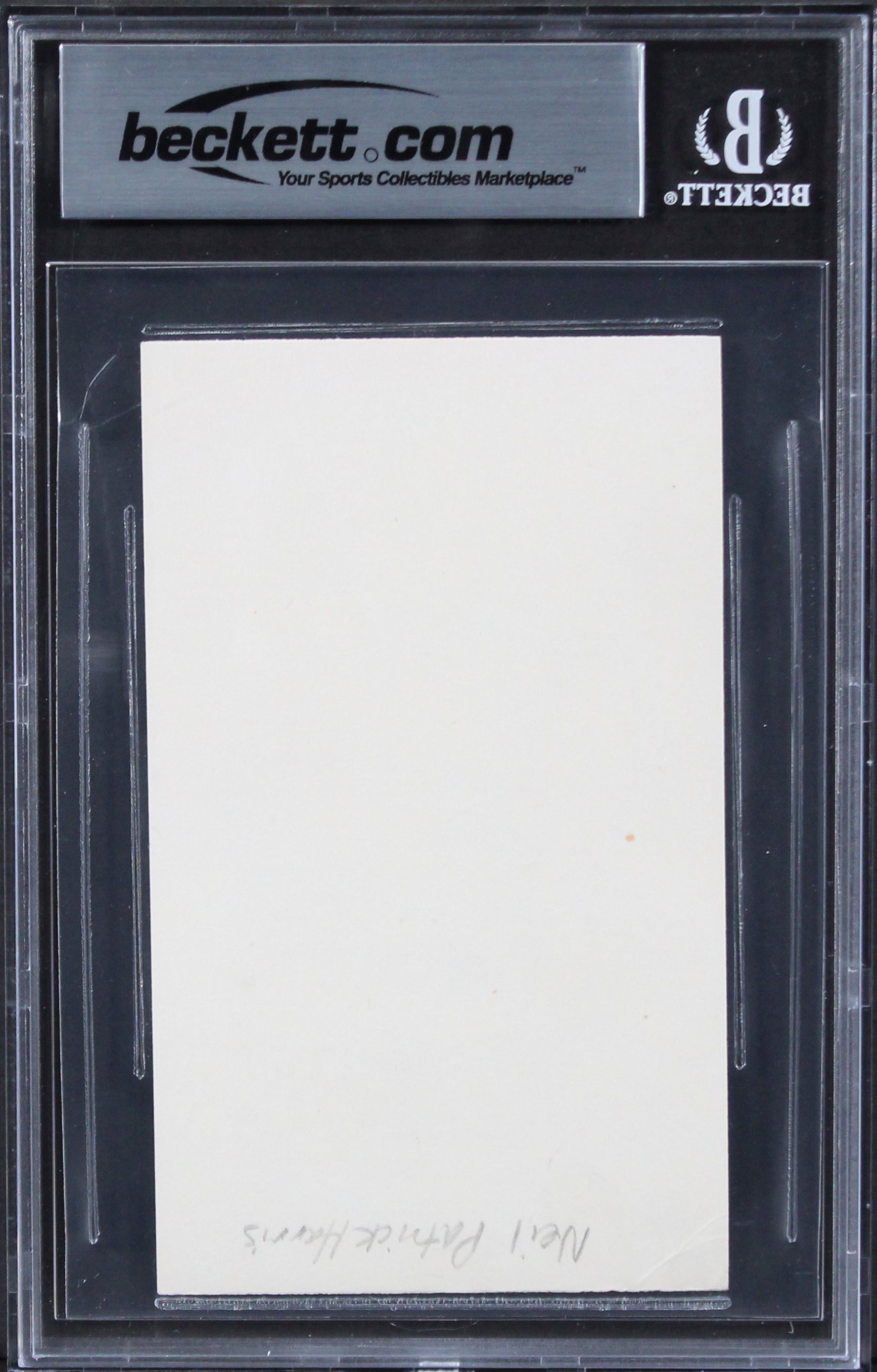 Neil Patrick Harris How I Met Your Mother Signed 3x5 Index Card BAS Slabbed 3