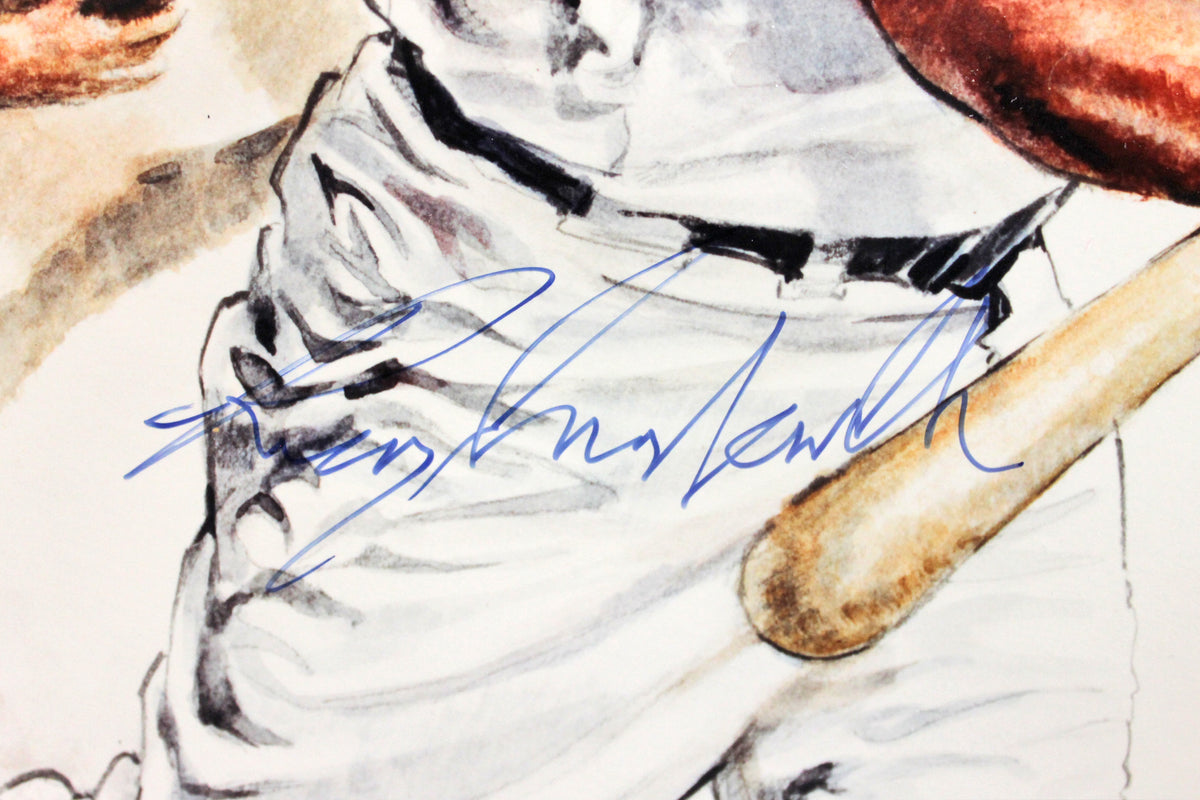 Dodgers Roy Campanella Authentic Signed 16x20 Lithograph Autographed BAS #A11544