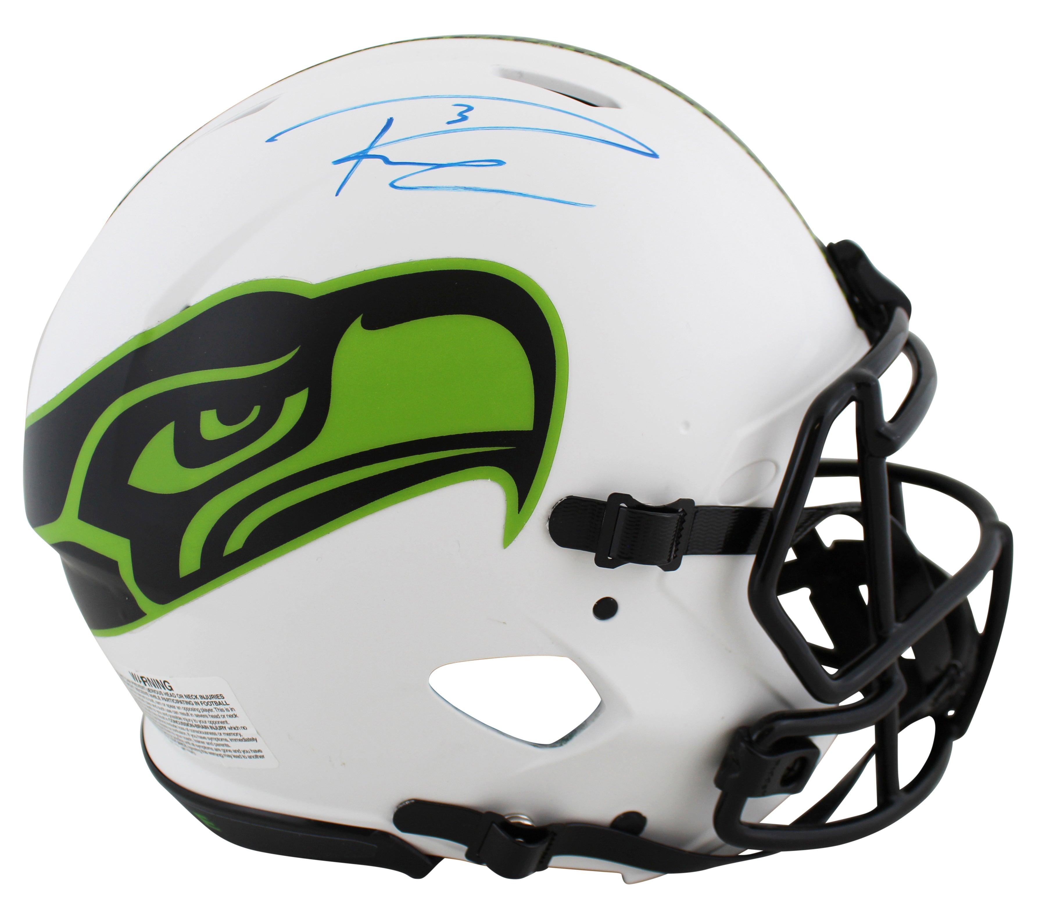 Seahawks Russell Wilson Signed Lunar F/S Speed Proline Helmet Fanatics #B654360