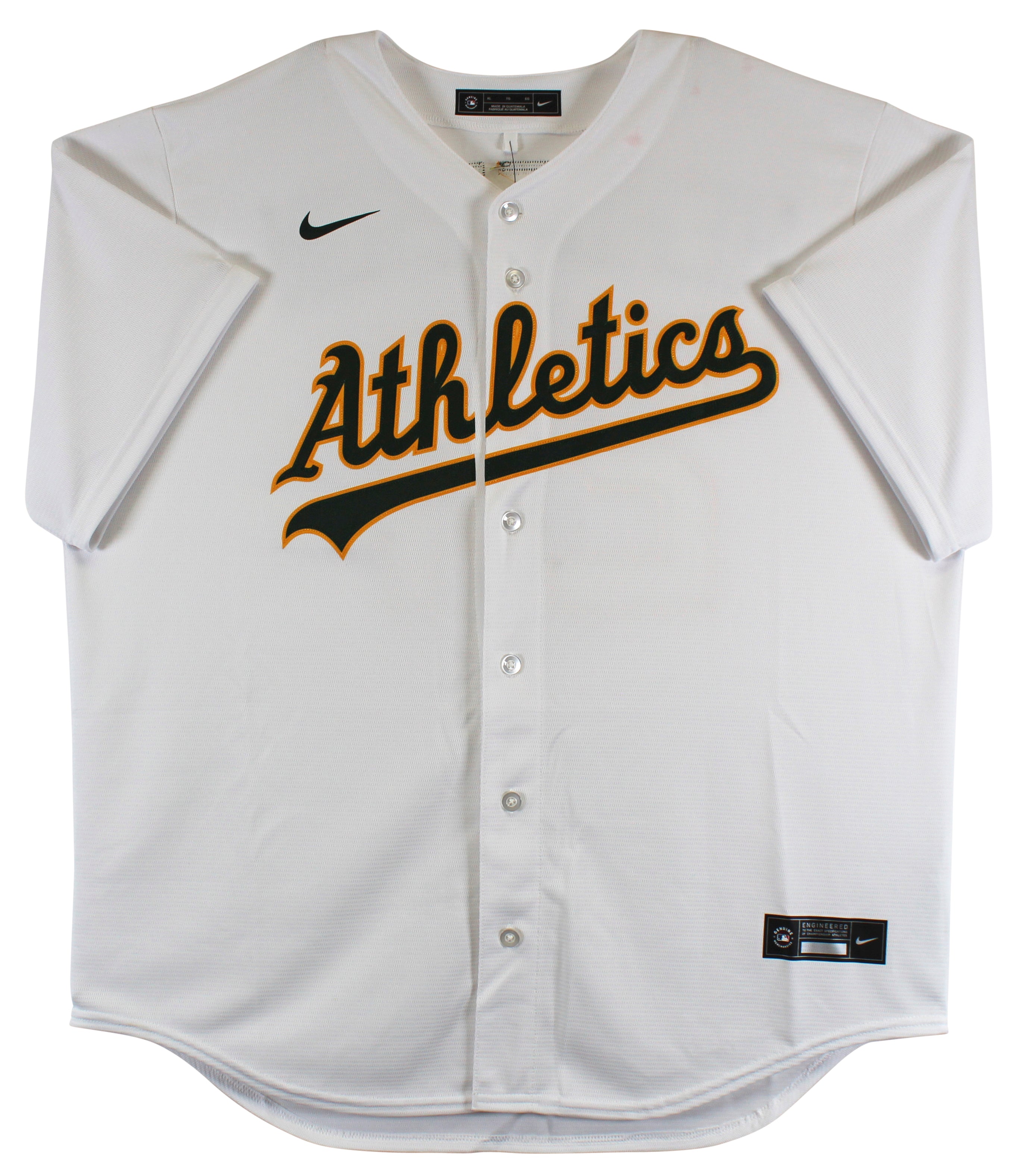 Athletics Rickey Henderson "HOF 2009" Signed White Nike Jersey BAS Witnessed