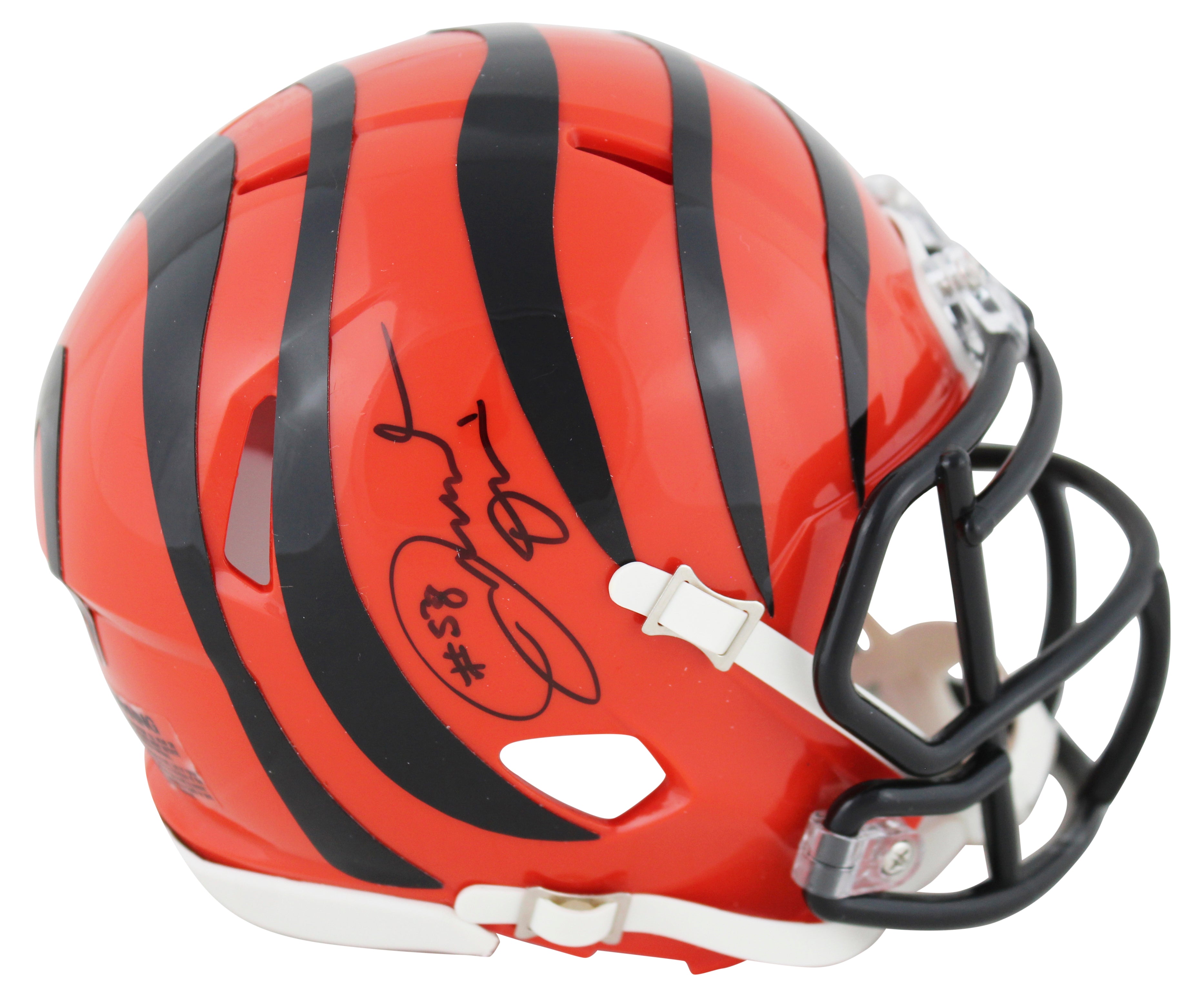 Bengals Joseph Ossai Authentic Signed Speed Mini Helmet BAS Witnessed