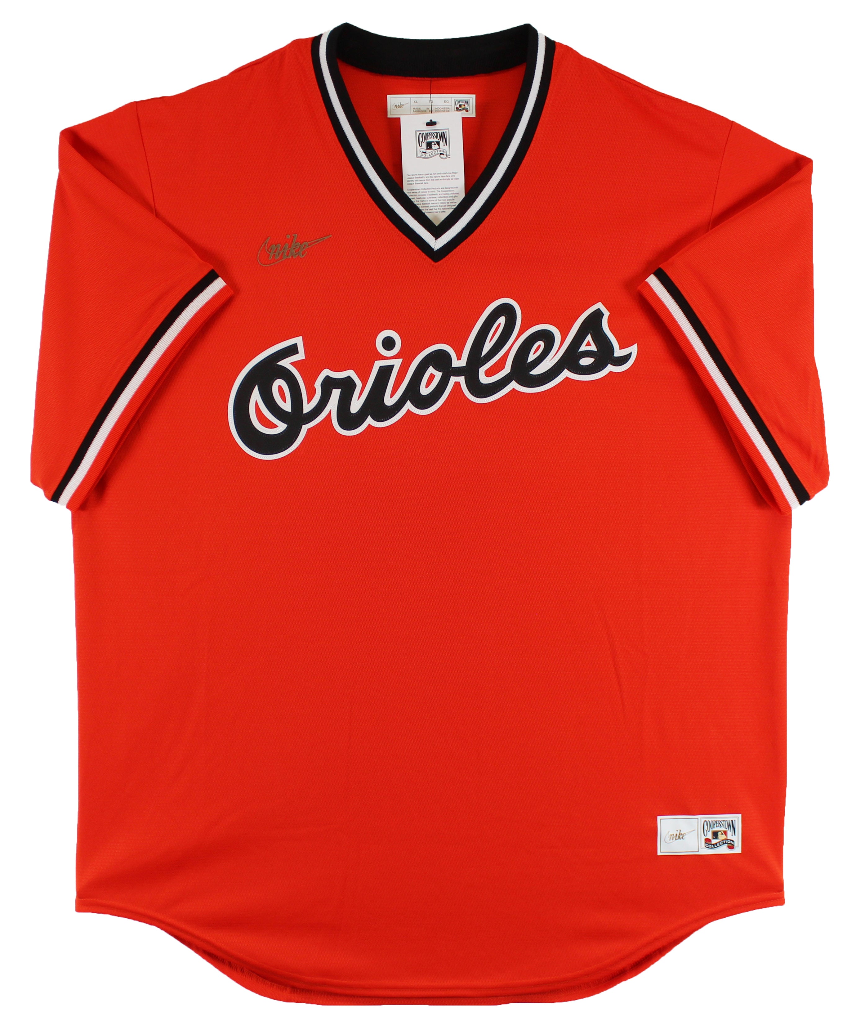 Orioles Cal Ripken Jr. "HOF 2007" Authentic Signed Orange Nike Jersey Fanatics
