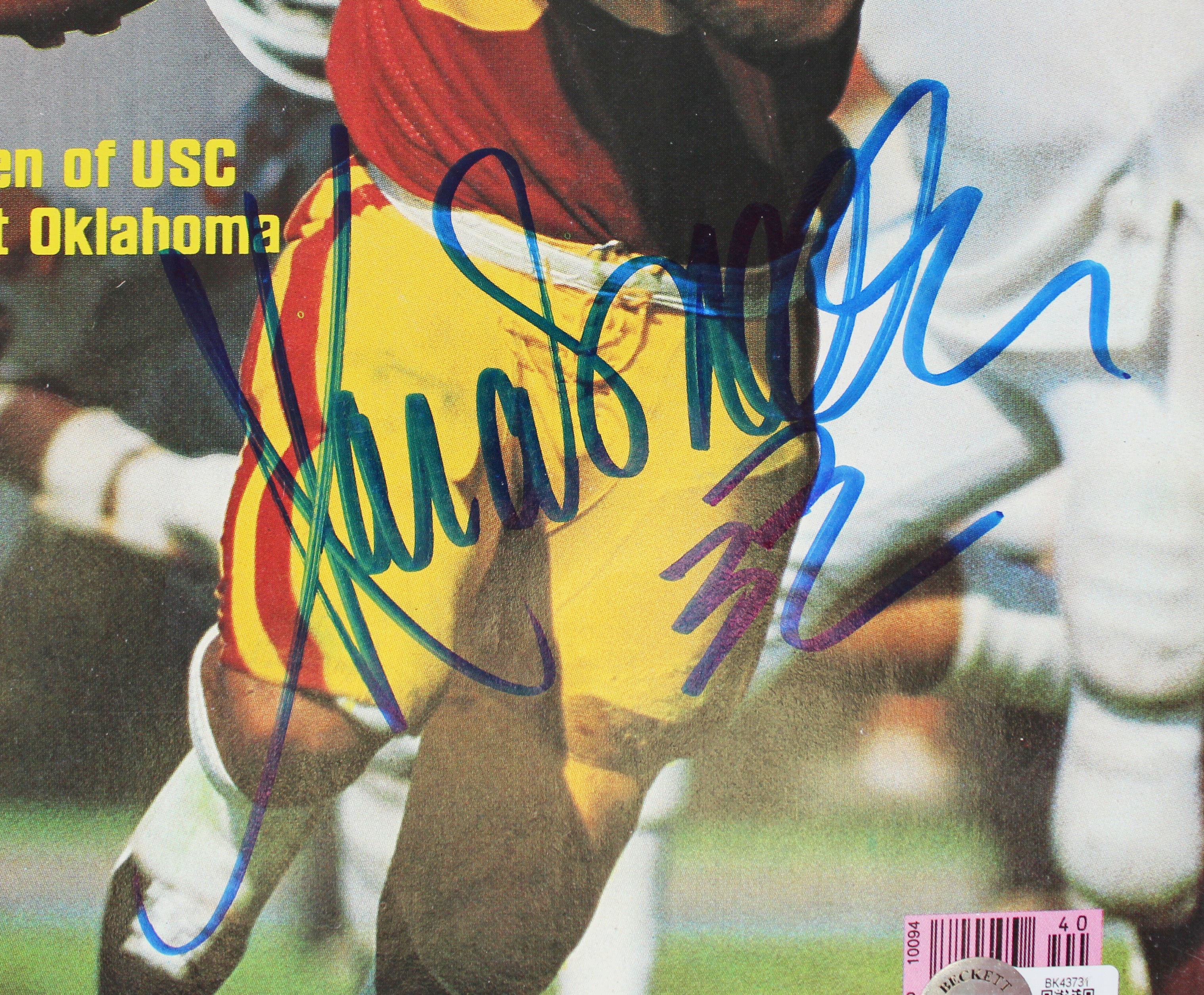 USC Marcus Allen Signed October 5, 1981 Sports Illustrated Magazine BAS #BK43731