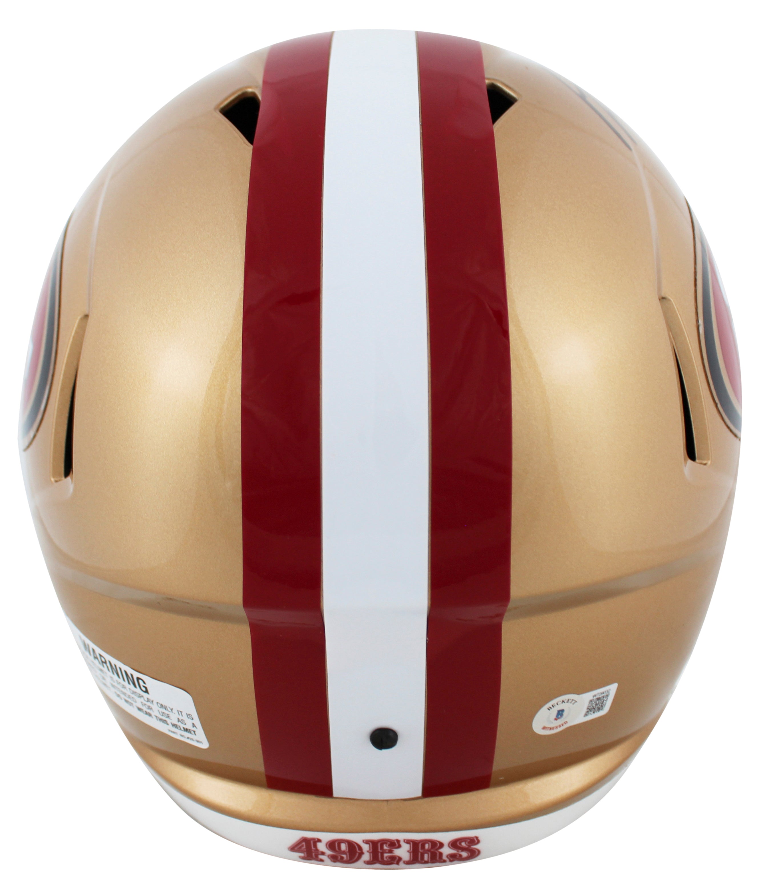 49ers Arik Armstead Authentic Signed Full Size Speed Rep Helmet BAS Witnessed