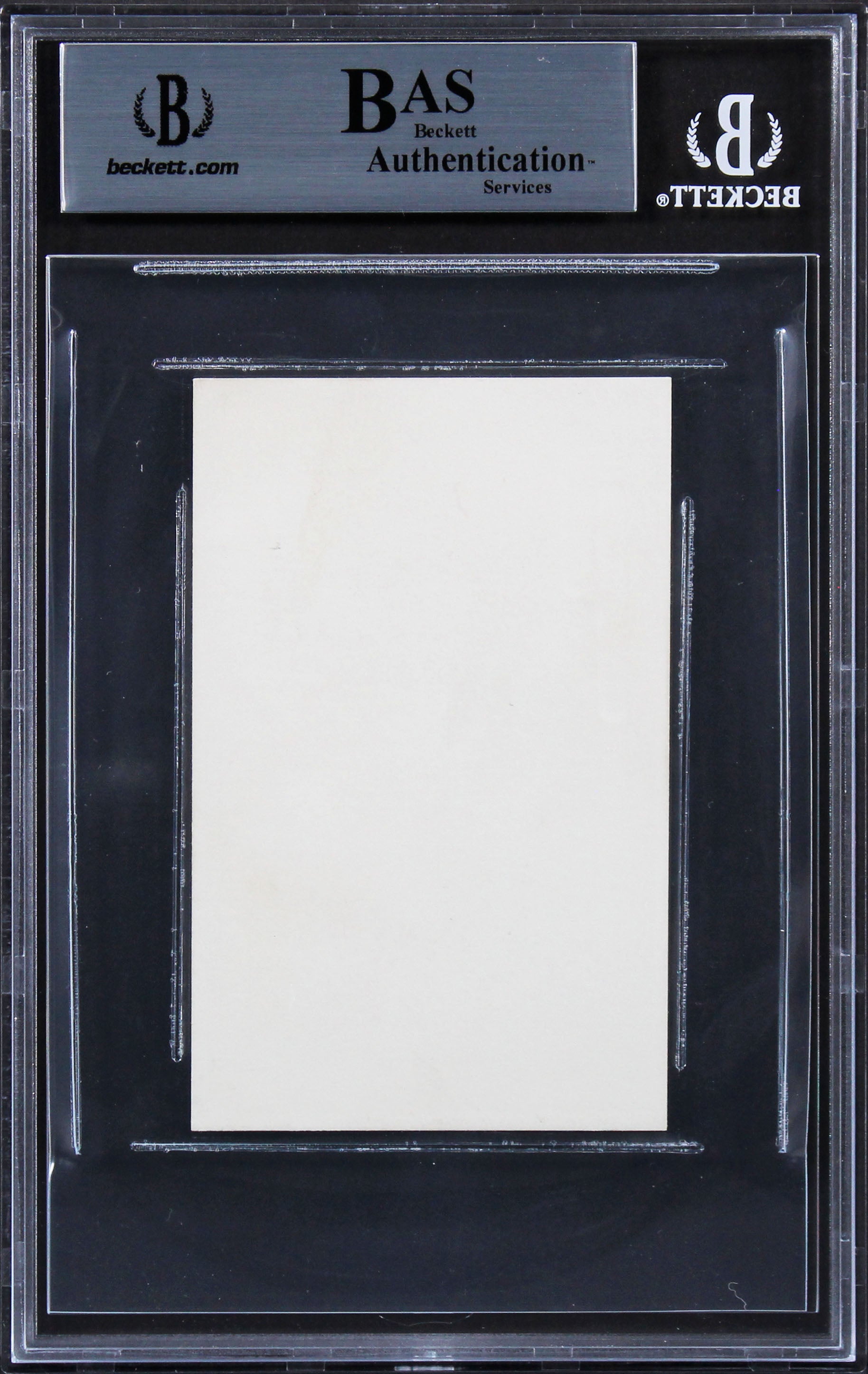 Harry S. Truman Authentic Signed 2.5x4 White House Card Autographed BAS Slabbed