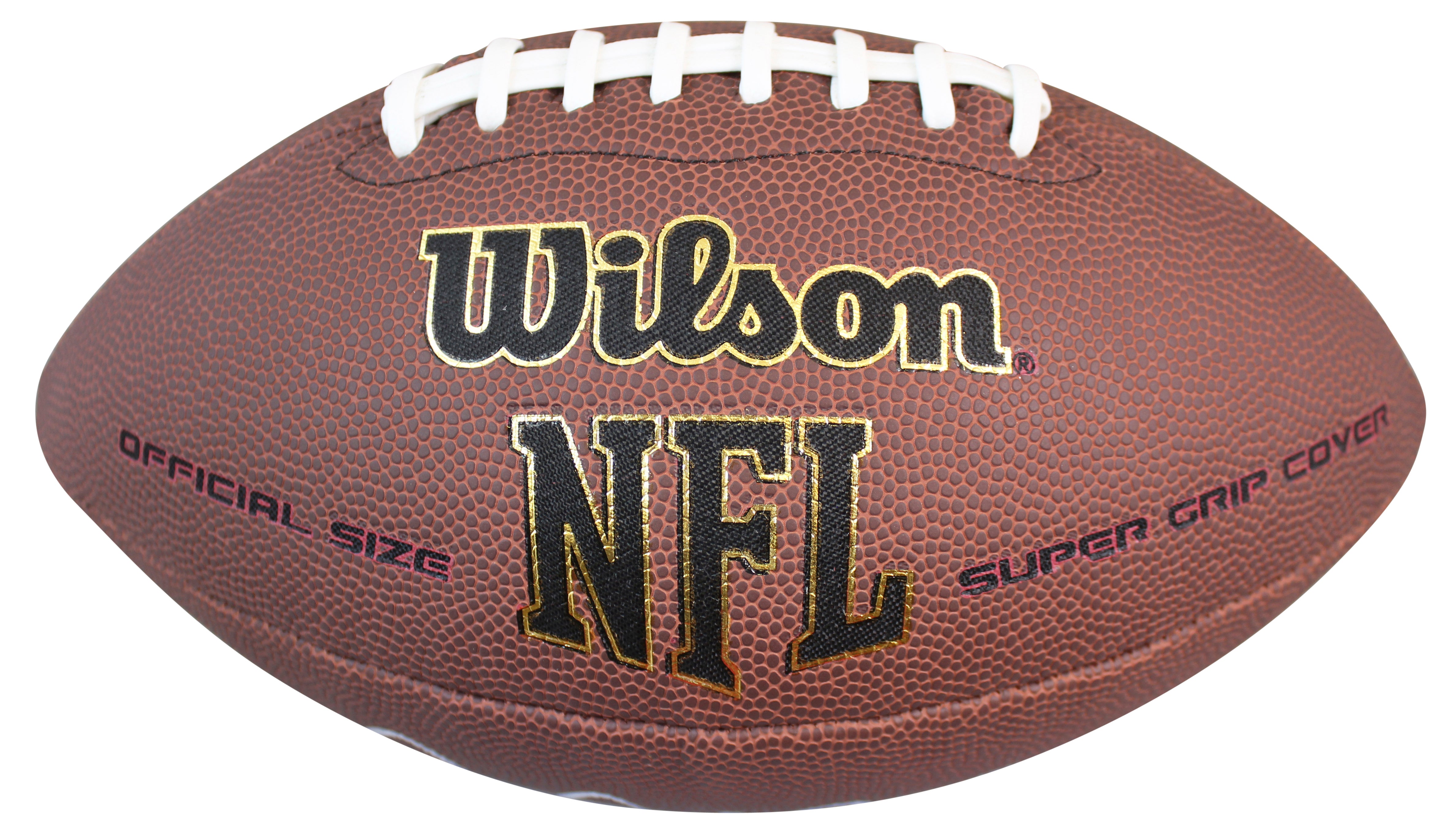 Falcons Jamal Anderson Signed Wilson Super Grip Nfl Football BAS Witnessed