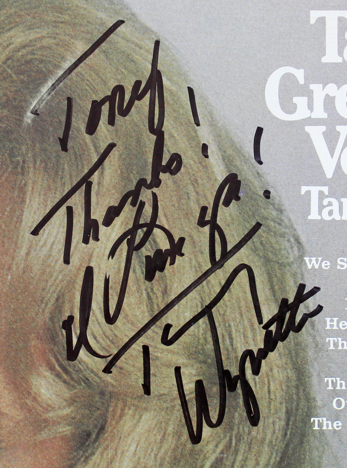Tammy Wynette Signed Tammy's Greatest Hits Volume II Album Cover BAS #BG83025