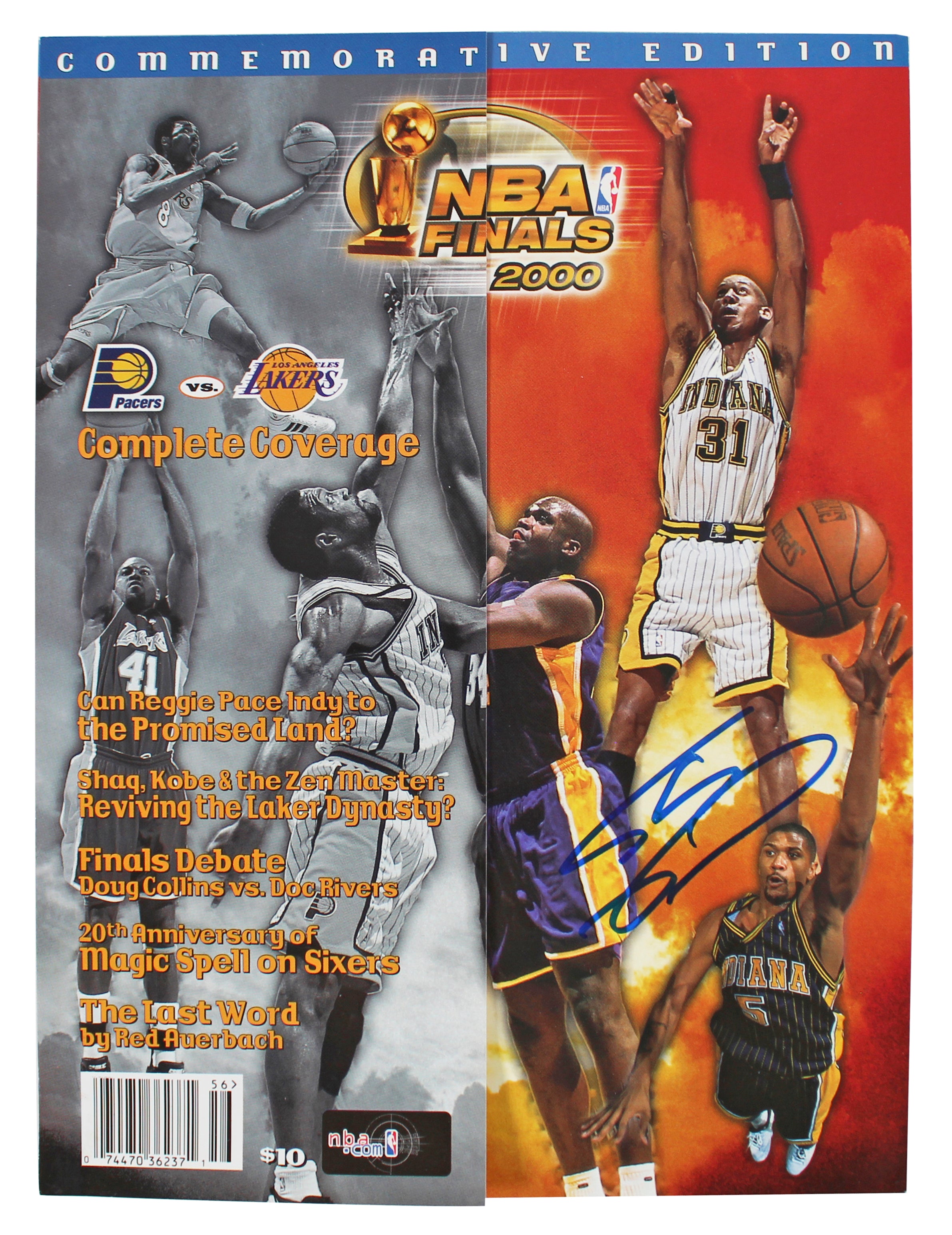 Lakers Shaquille O'Neal Signed NBA Finals 2000 CE Magazine BAS Witness #2W010605