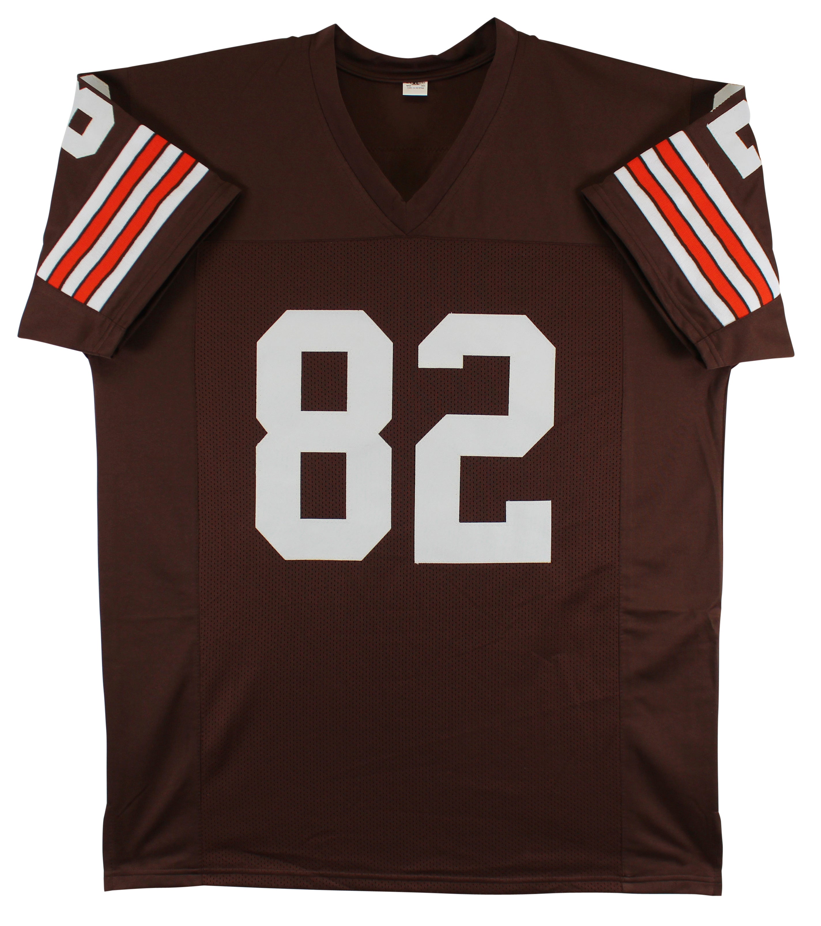 Ozzie Newsome "HOF 99" Authentic Signed Brown Pro Style Jersey BAS Witnessed