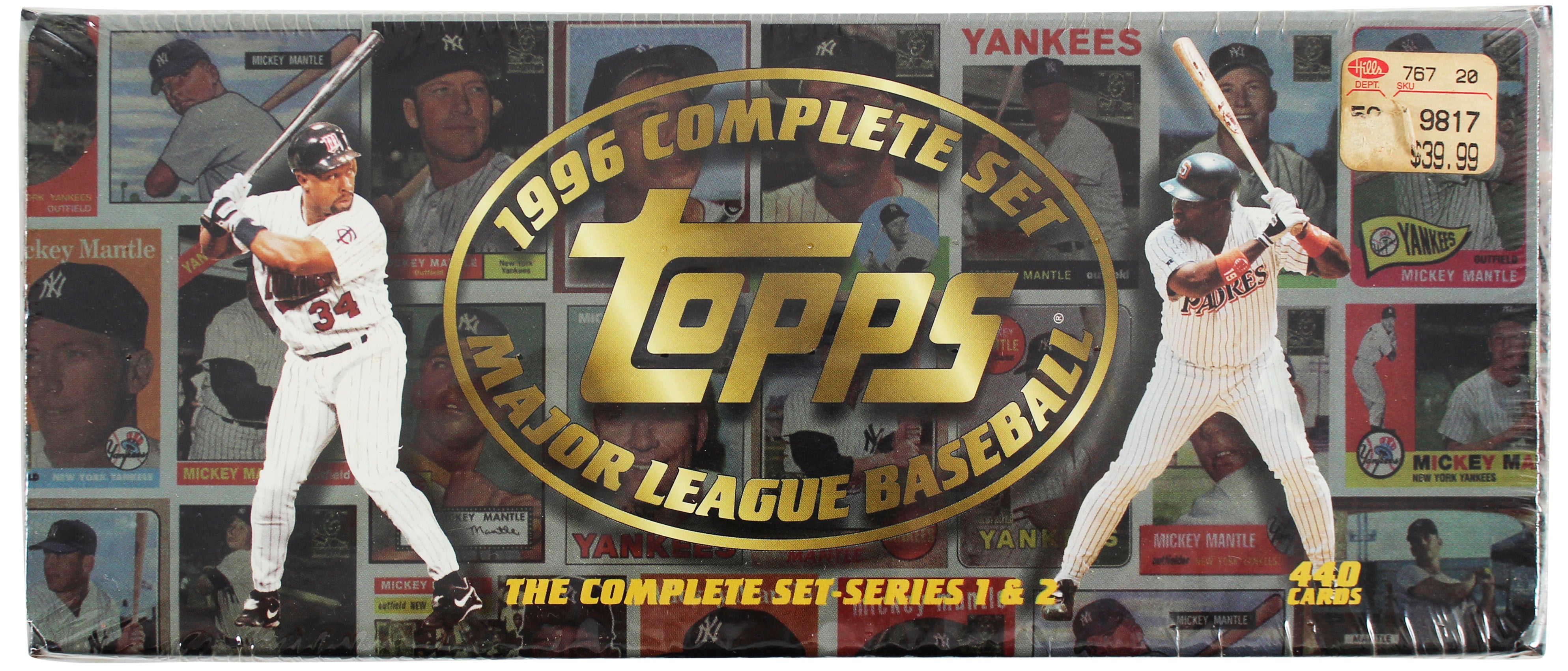 1996 Topps Major League Baseball Factory Sealed Complete Trading Card Set