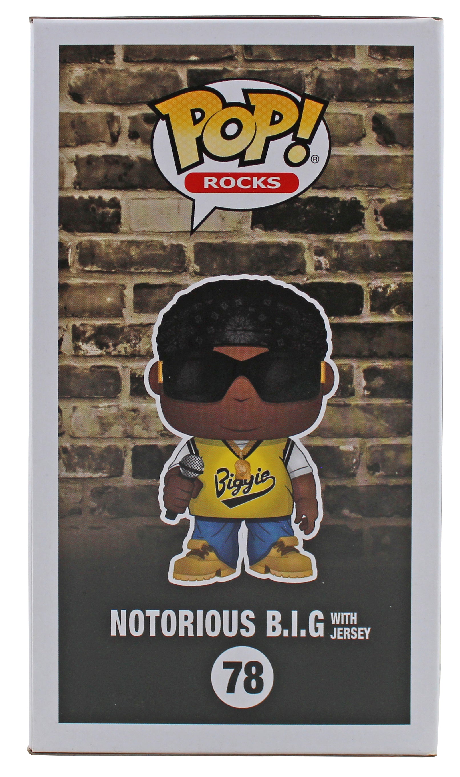 The Notorious B.I.G. With Jersey #78 Funko Pop Vinyl Figure Un-signed