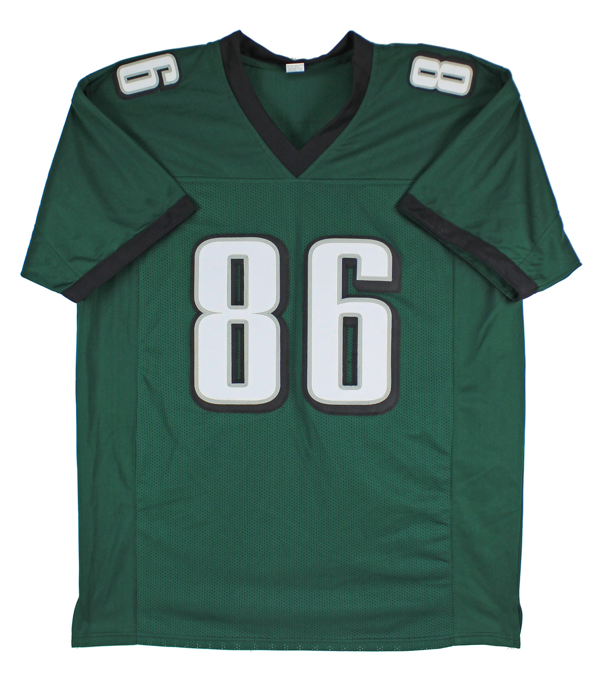 Eagles Zach Ertz Authentic Signed Green Jersey Autographed BAS