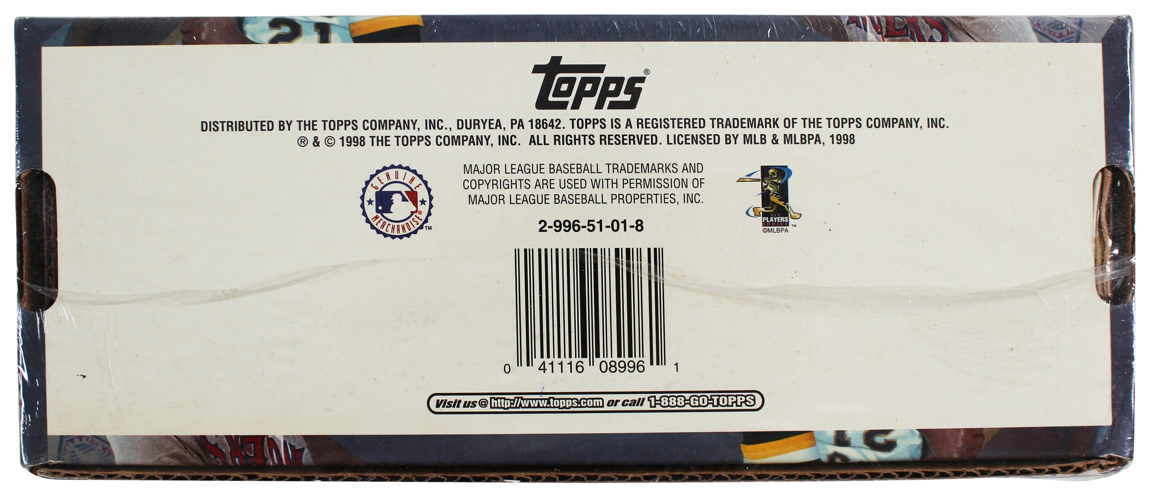 1998 Topps Major League Baseball Factory Sealed Complete Trading Card Set