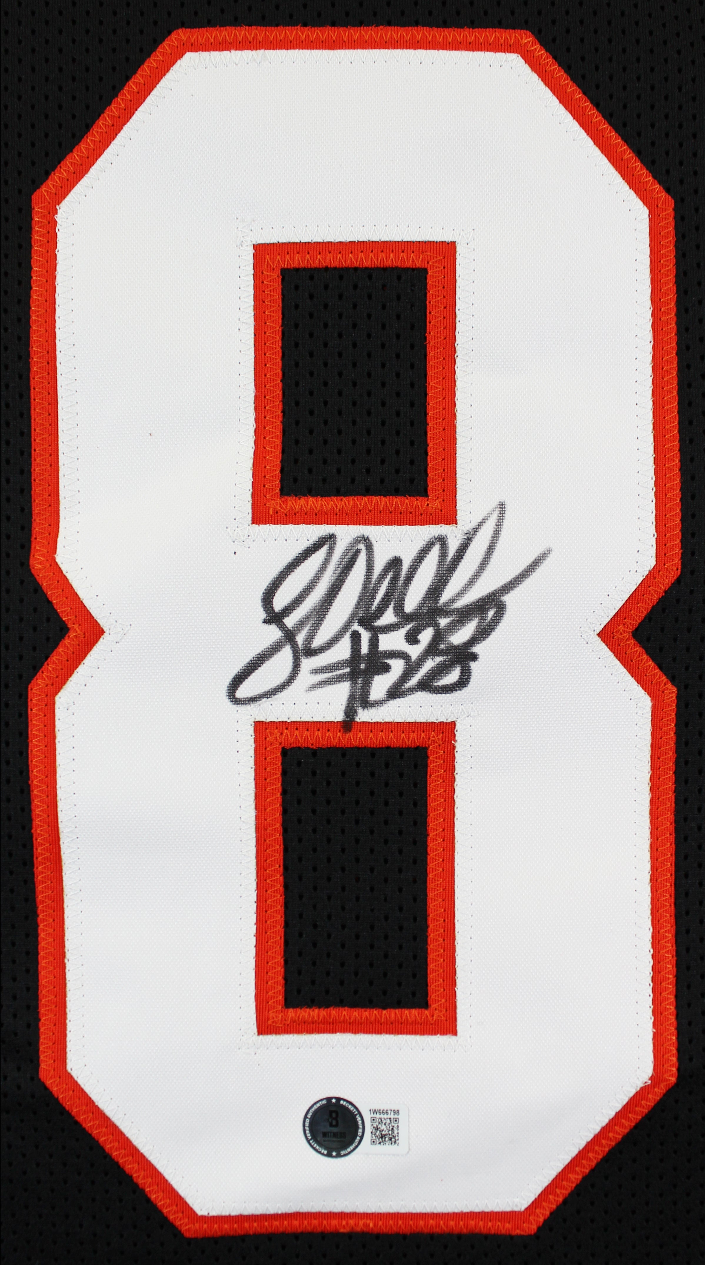 Corey Dillon Authentic Signed Black Pro Style Jersey Autographed BAS Witnessed