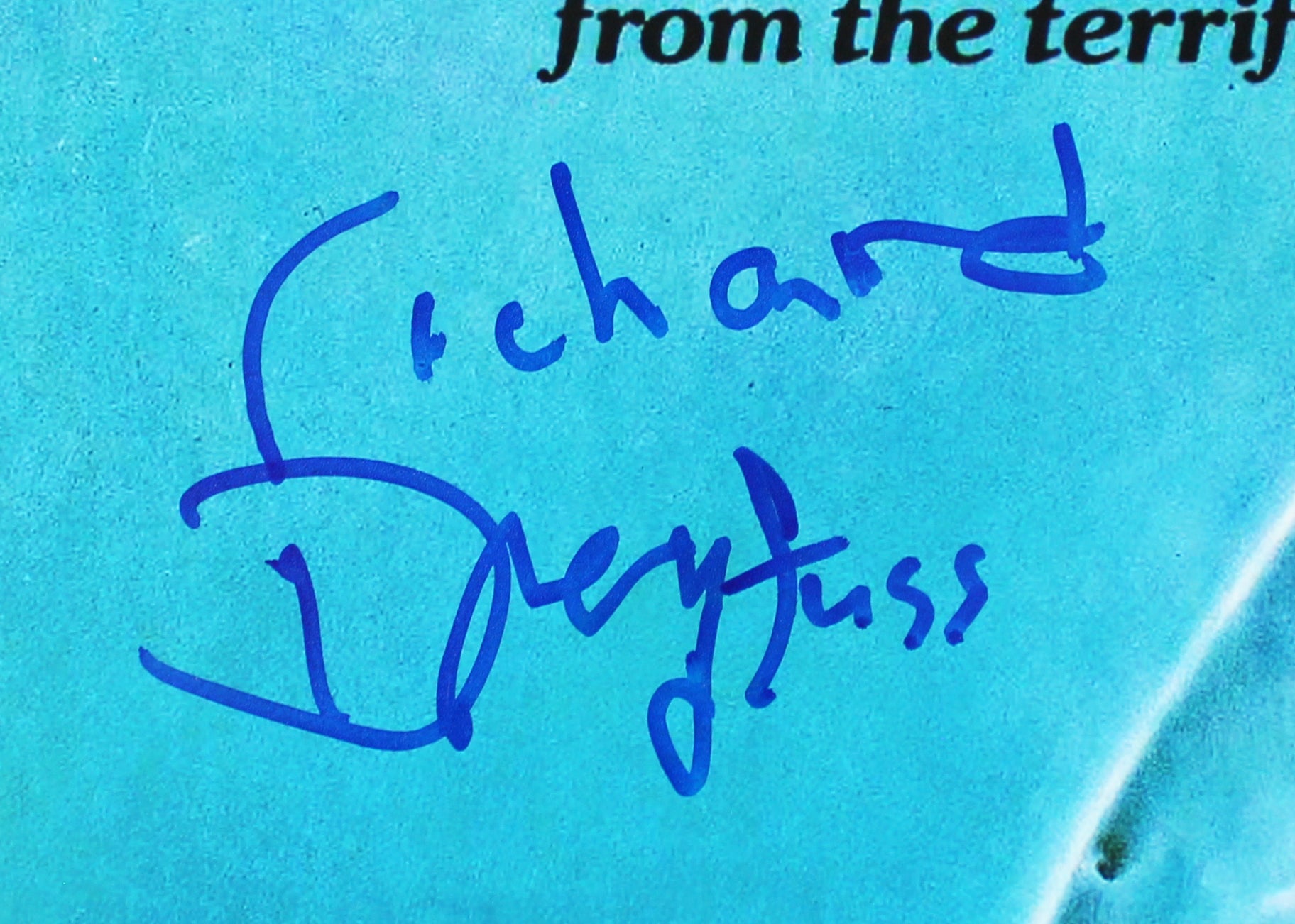 Richard Dreyfuss Jaws Signed 12x18 Mini Movie Poster Photo BAS #BN62063