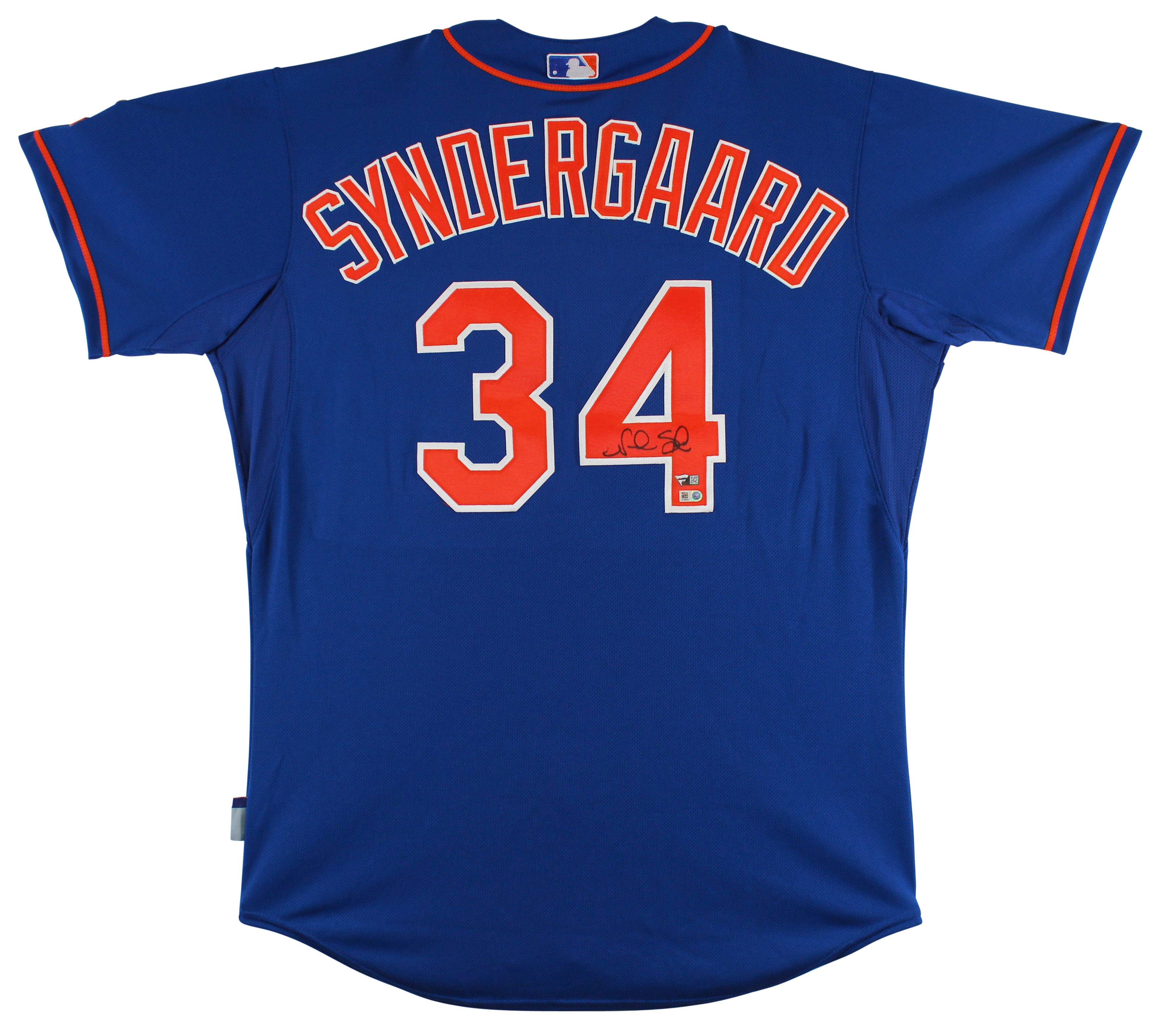 Mets Noah Syndergaard Signed Blue Majestic Authentic Collection Jersey Fanatics