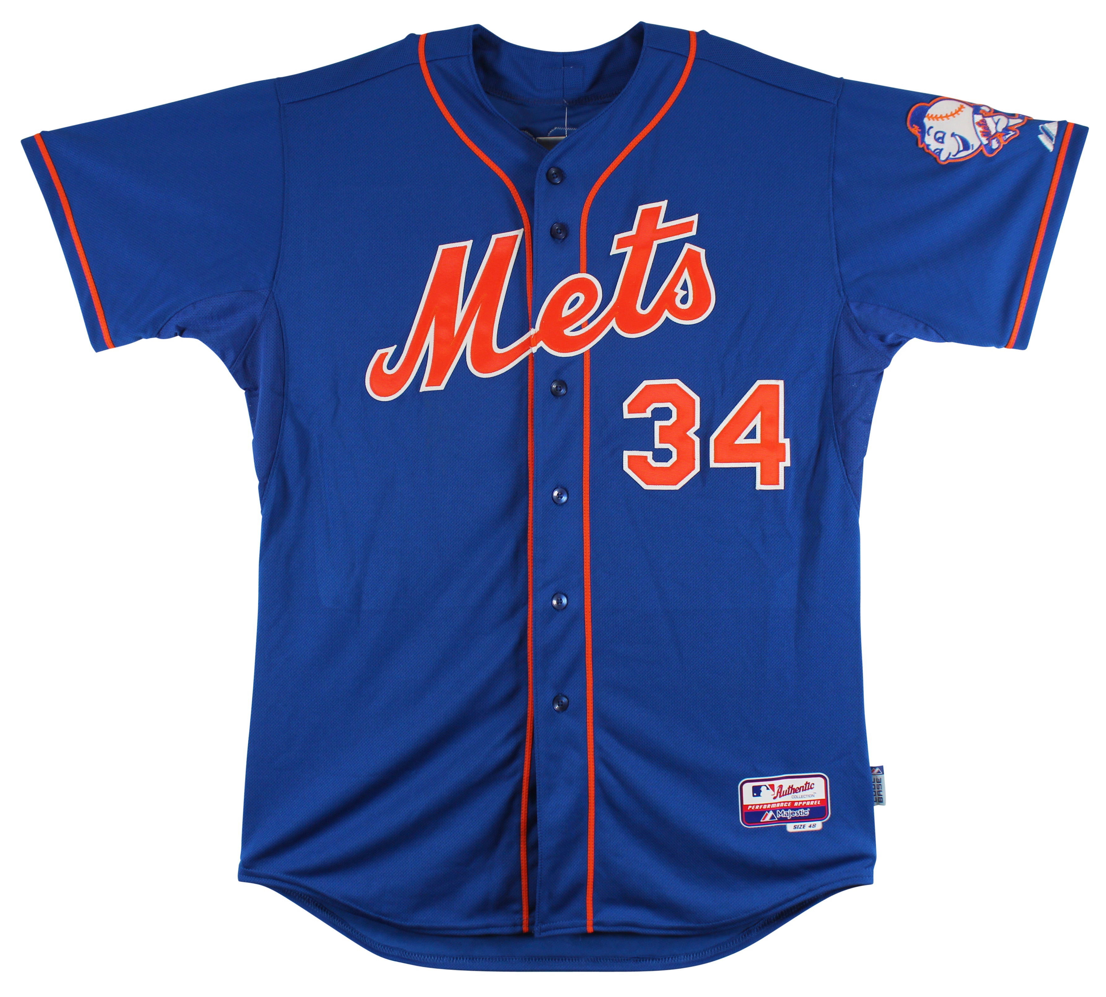 Mets Noah Syndergaard Signed Blue Majestic Authentic Collection Jersey Fanatics