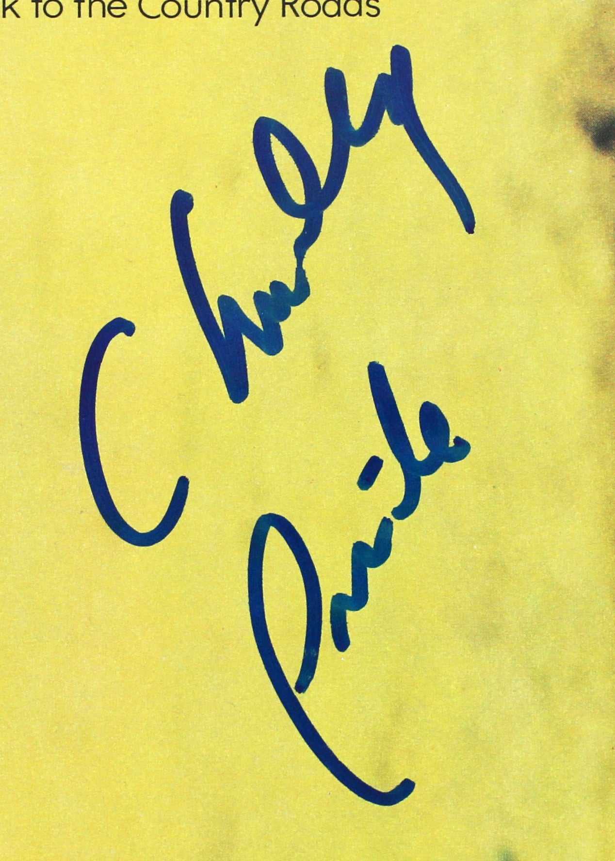 Charley Pride Signed A Sunshiny Day with Charley Pride Album Cover BAS #BG83083