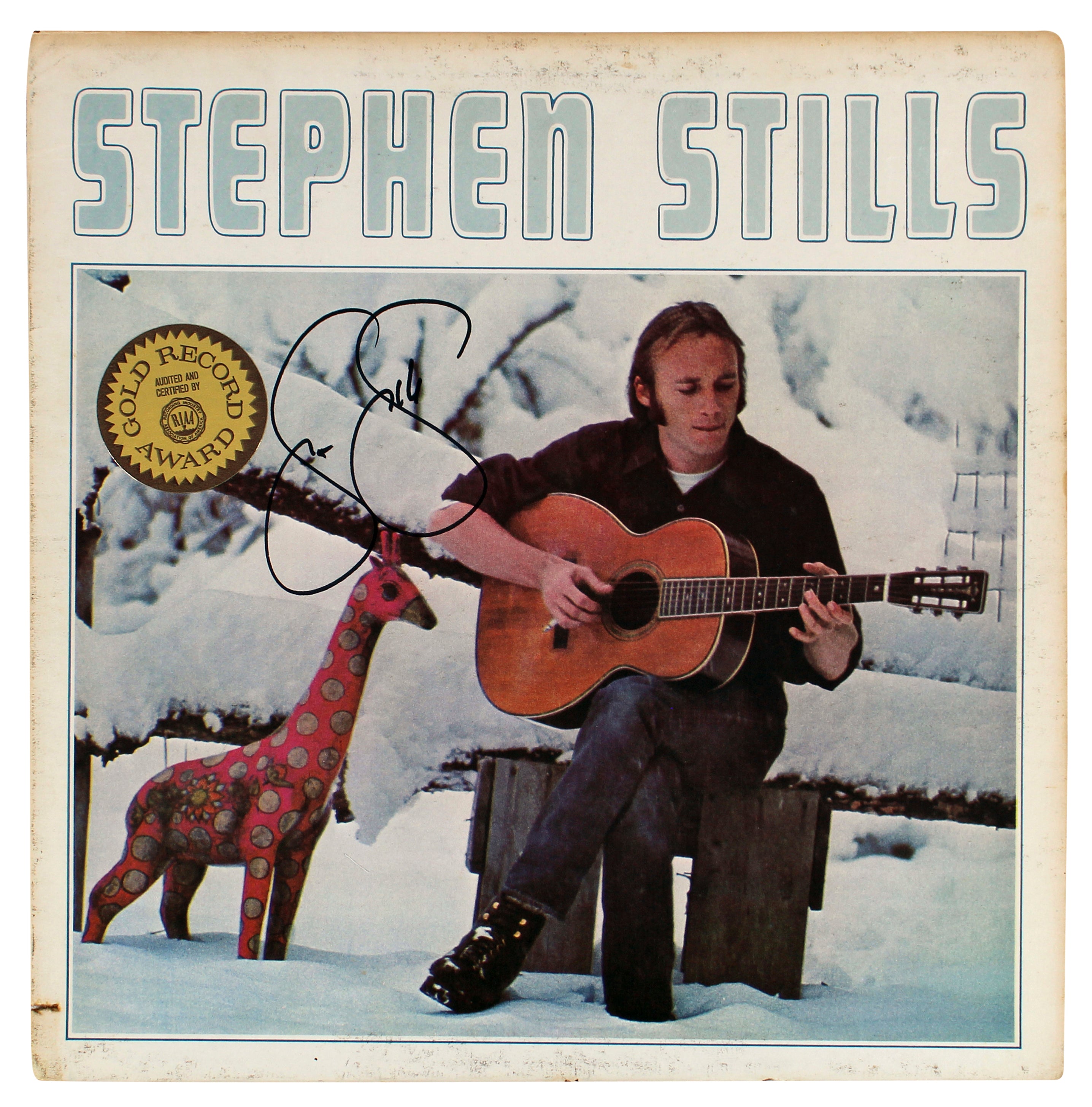 Stephen Stills Authentic Signed Stephen Stills Album Cover BAS #BG93082