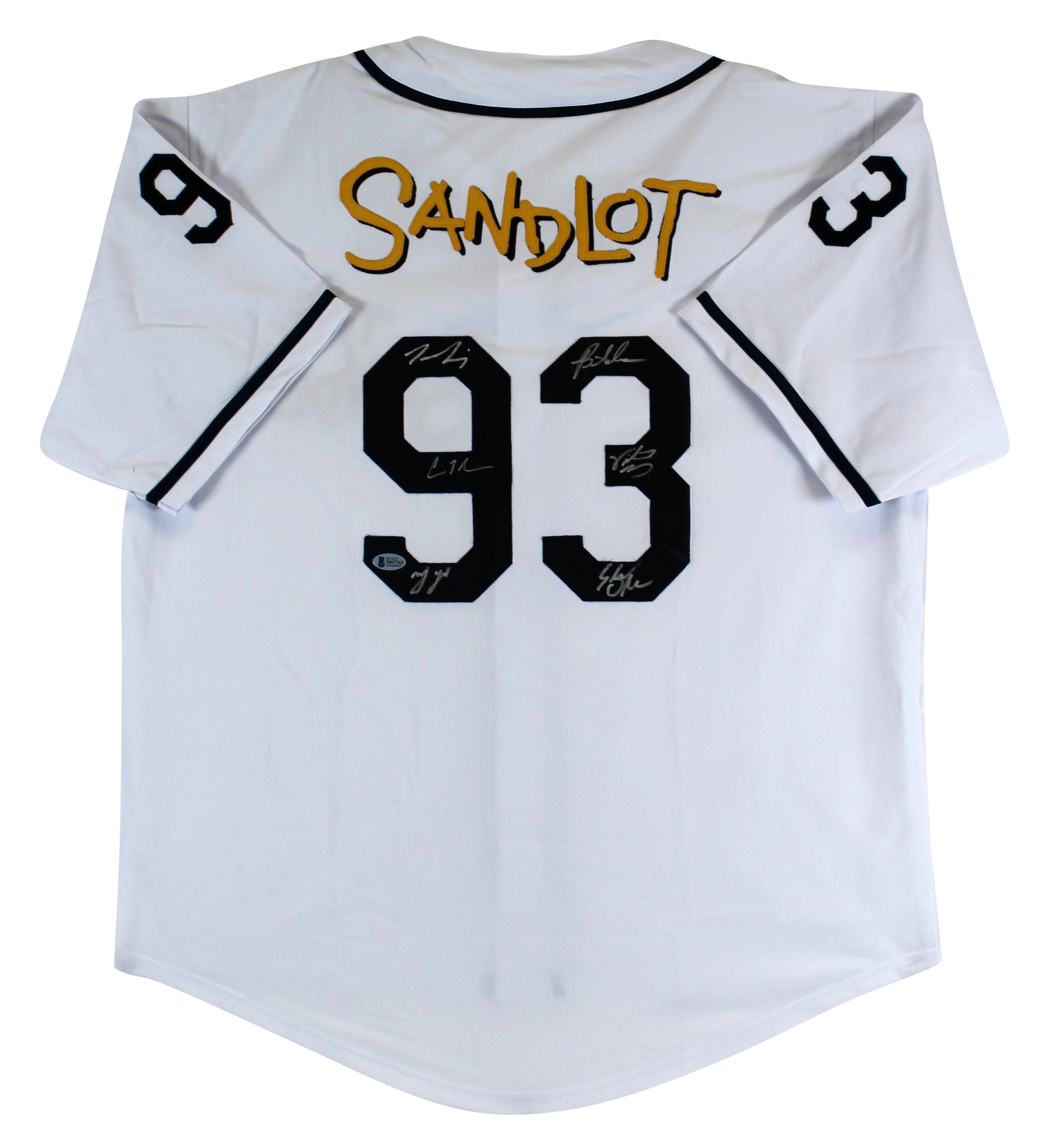 ** HOLIDAY DOORBUSTER ** The Sandlot Cast (6) Guiry, Leopardi, York +3 Signed Jersey BAS Witnessed