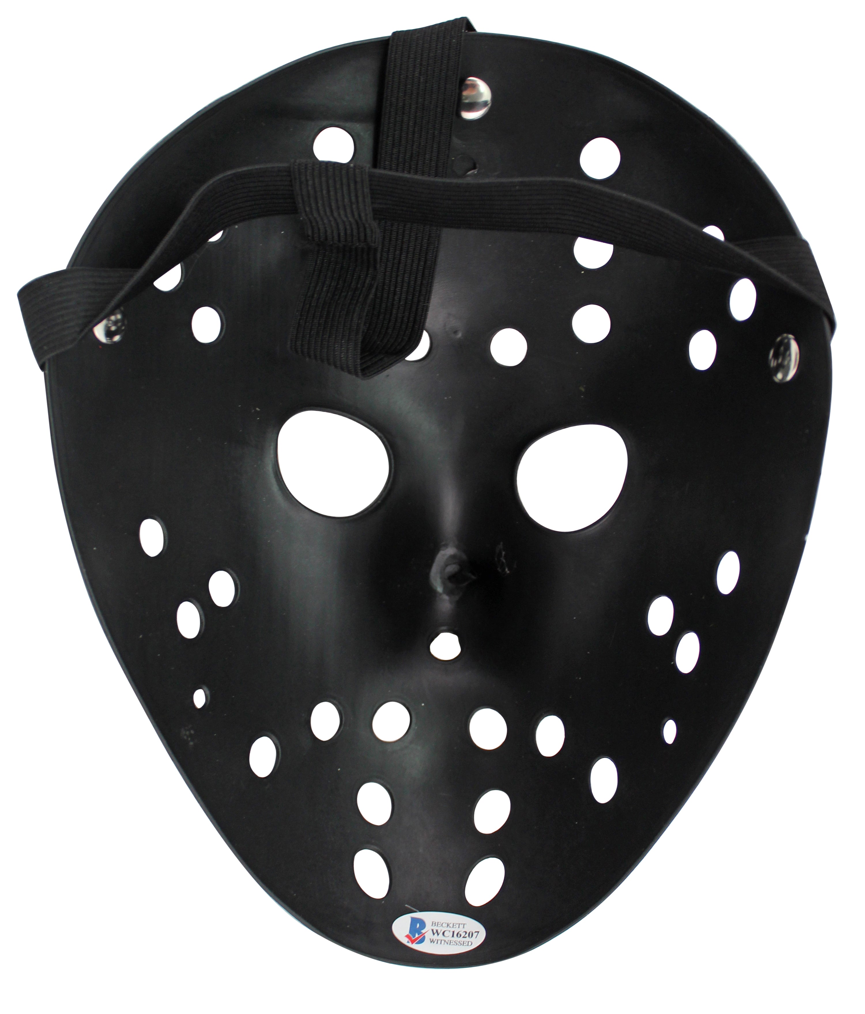 Ari Lehman Friday The 13th "First F'n Jason" Signed Black Jason Mask BAS Witness