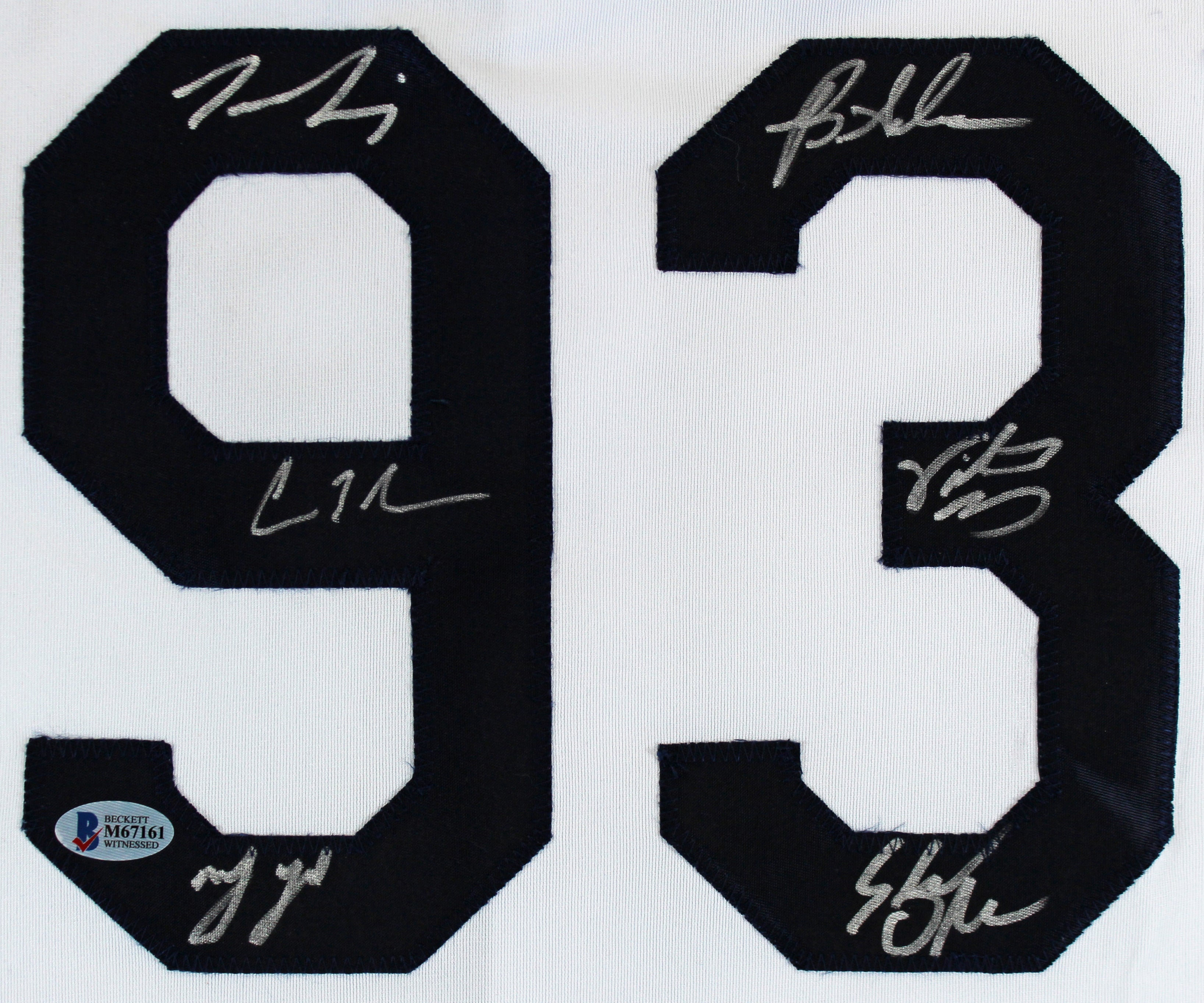 ** HOLIDAY DOORBUSTER ** The Sandlot Cast (6) Guiry, Leopardi, York +3 Signed Jersey BAS Witnessed