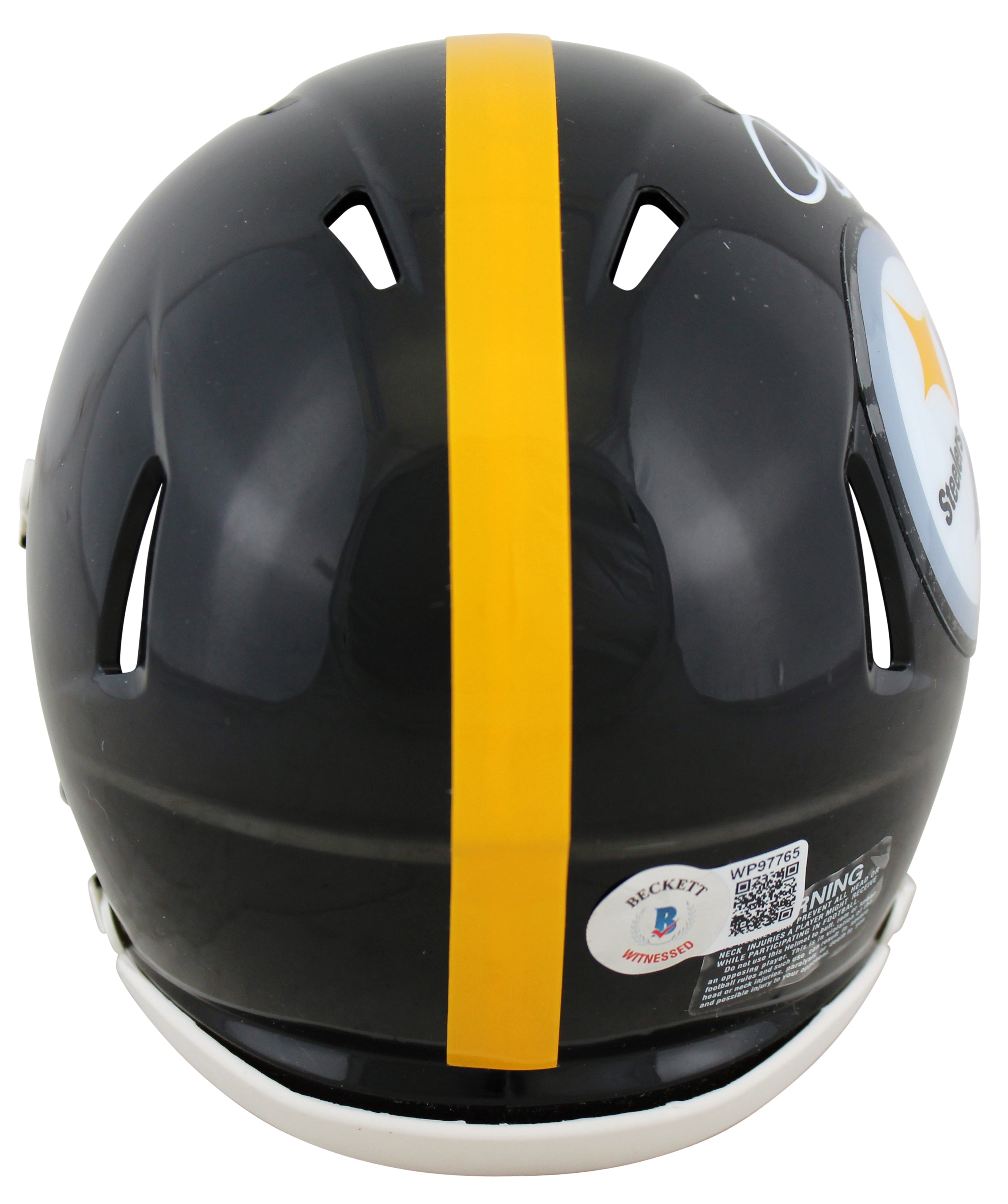 Steelers Chase Claypool Authentic Signed Speed Mini Helmet BAS Witnessed