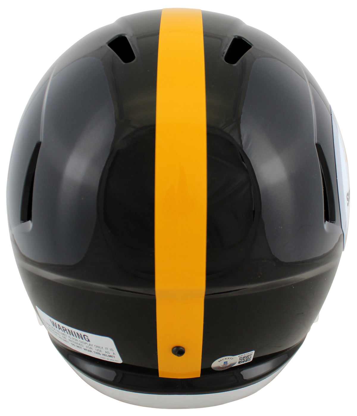 Steelers Chase Claypool Signed Full Size Speed Rep Helmet w/ Yellow Sig BAS Wit