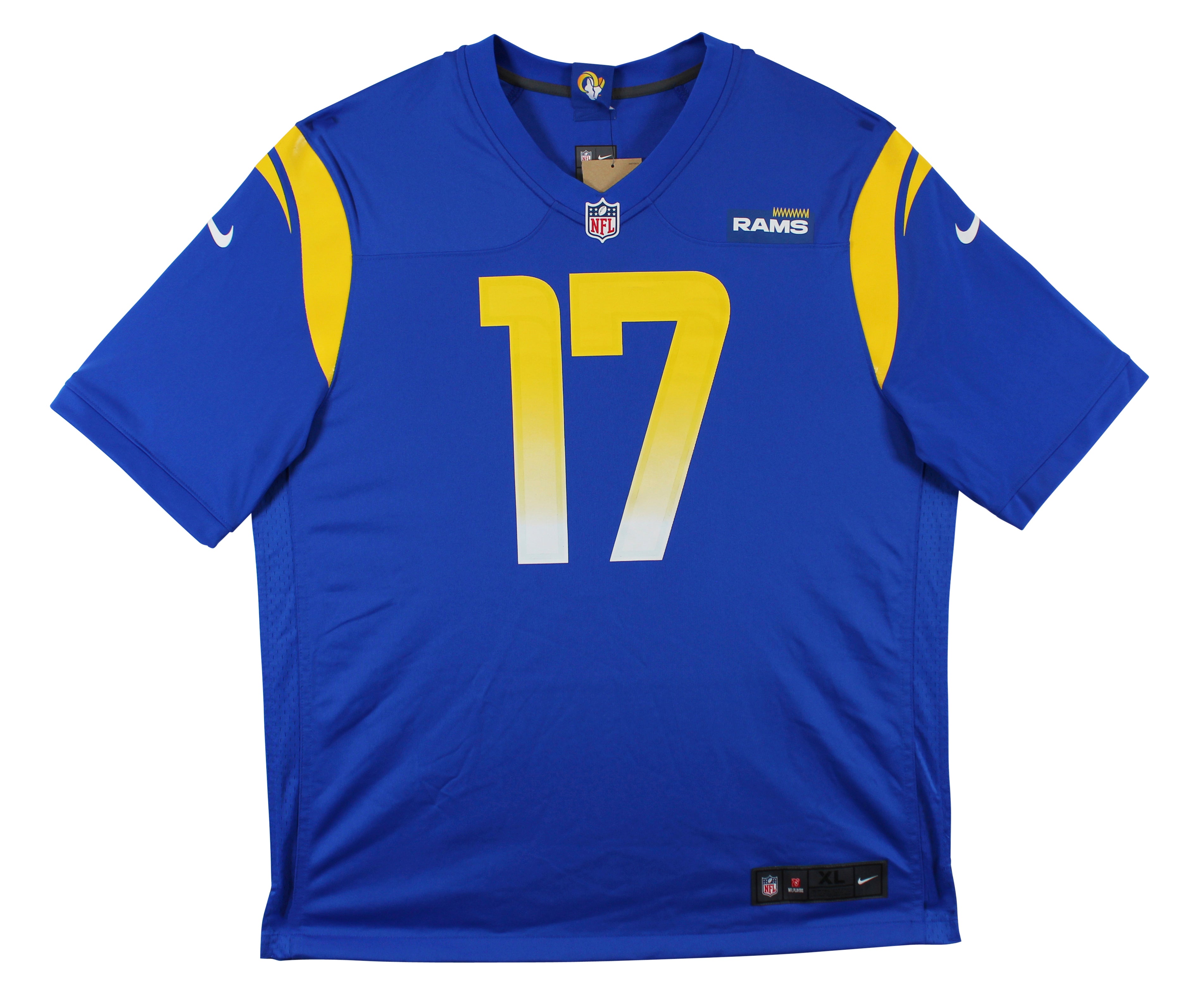 Rams Puka Nacua Authentic Signed Blue Nike Game Jersey Autographed Fanatics