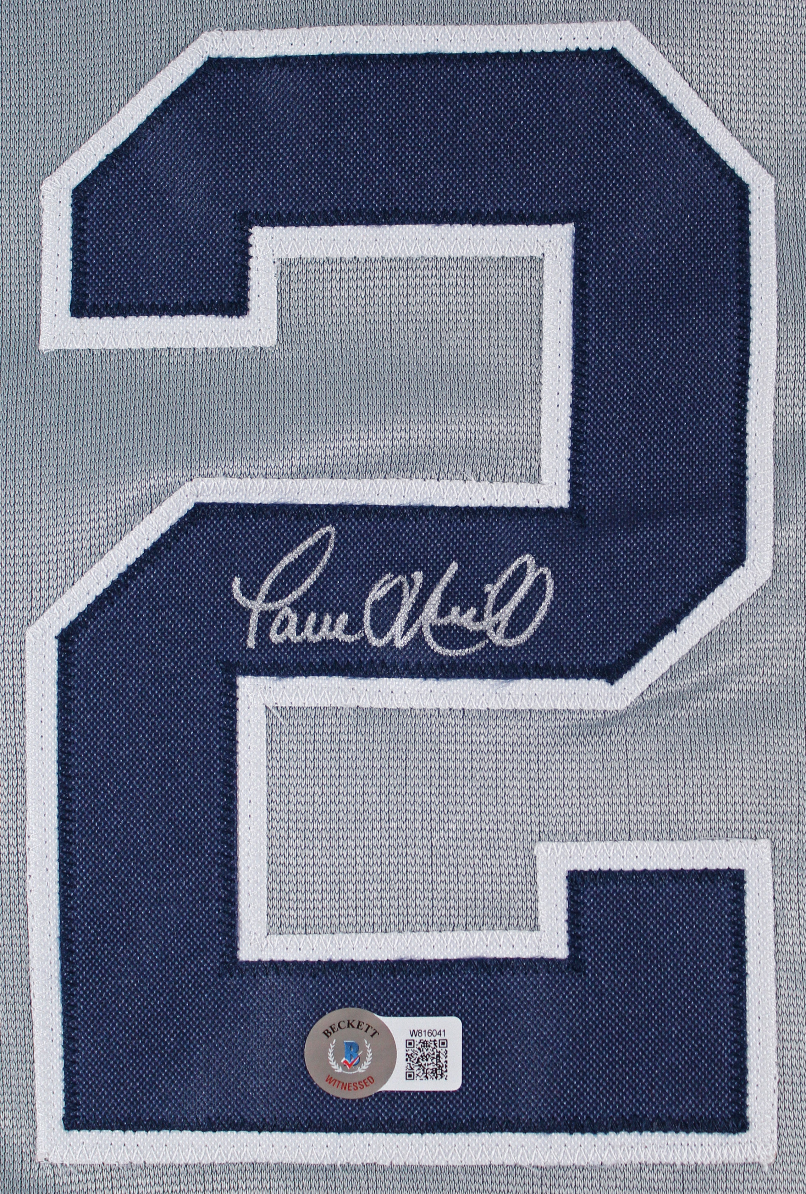 Paul O'Neill Authentic Signed Grey Pro Style Jersey Autographed BAS Witnessed