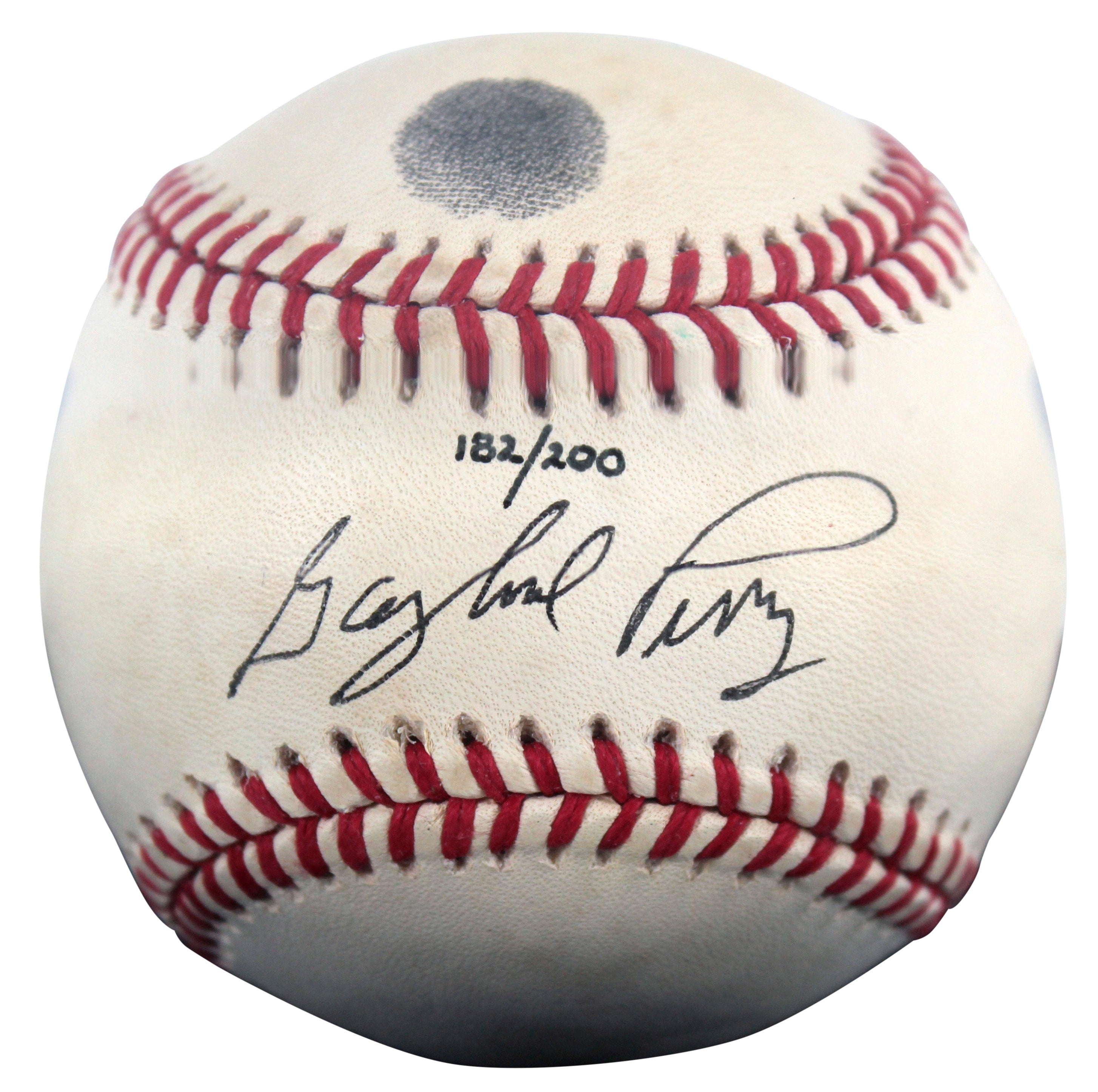 ** HOLIDAY DOORBUSTER ** Giants Gaylord Perry Signed Thumbprint Baseball LE #'d/200 w/ Display Case BAS