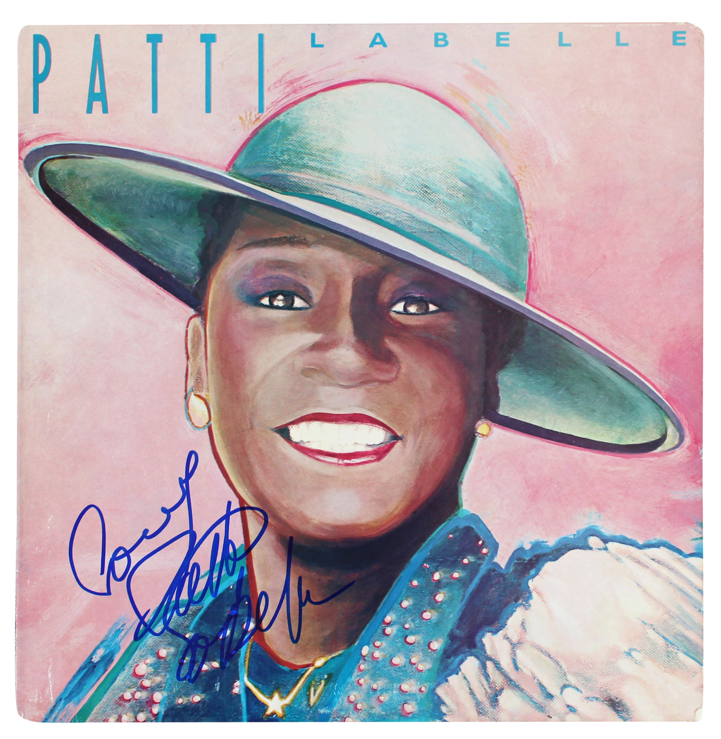 Patti LaBelle "Love" Authentic Signed Patti Album Cover Autographed BAS #BG83071