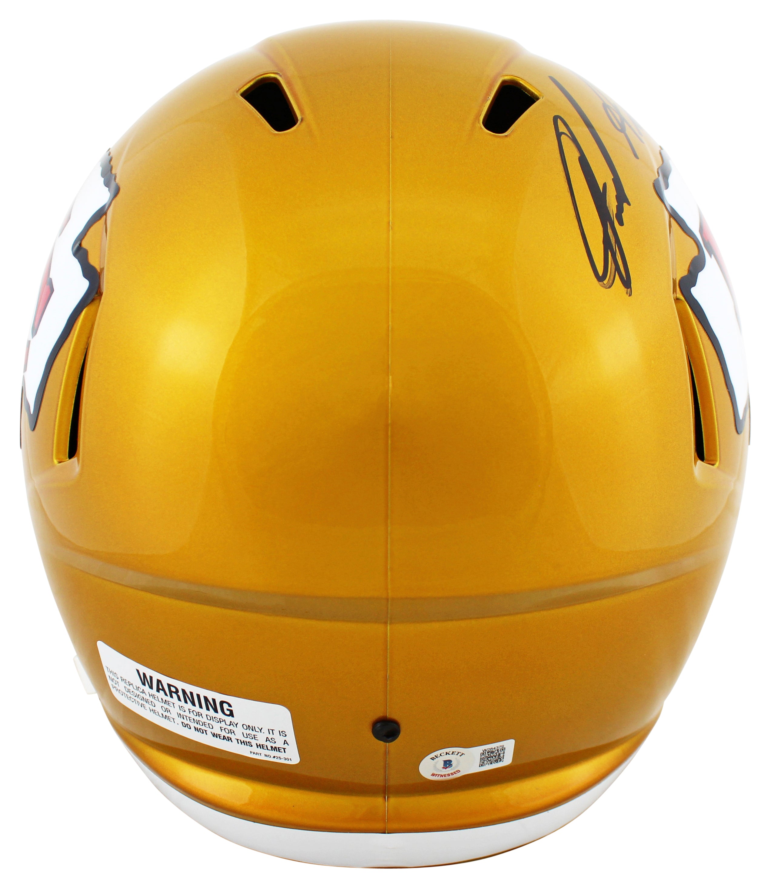 Chiefs Jared Allen Signed Flash Riddell Full Size Speed Rep Helmet BAS Witnessed