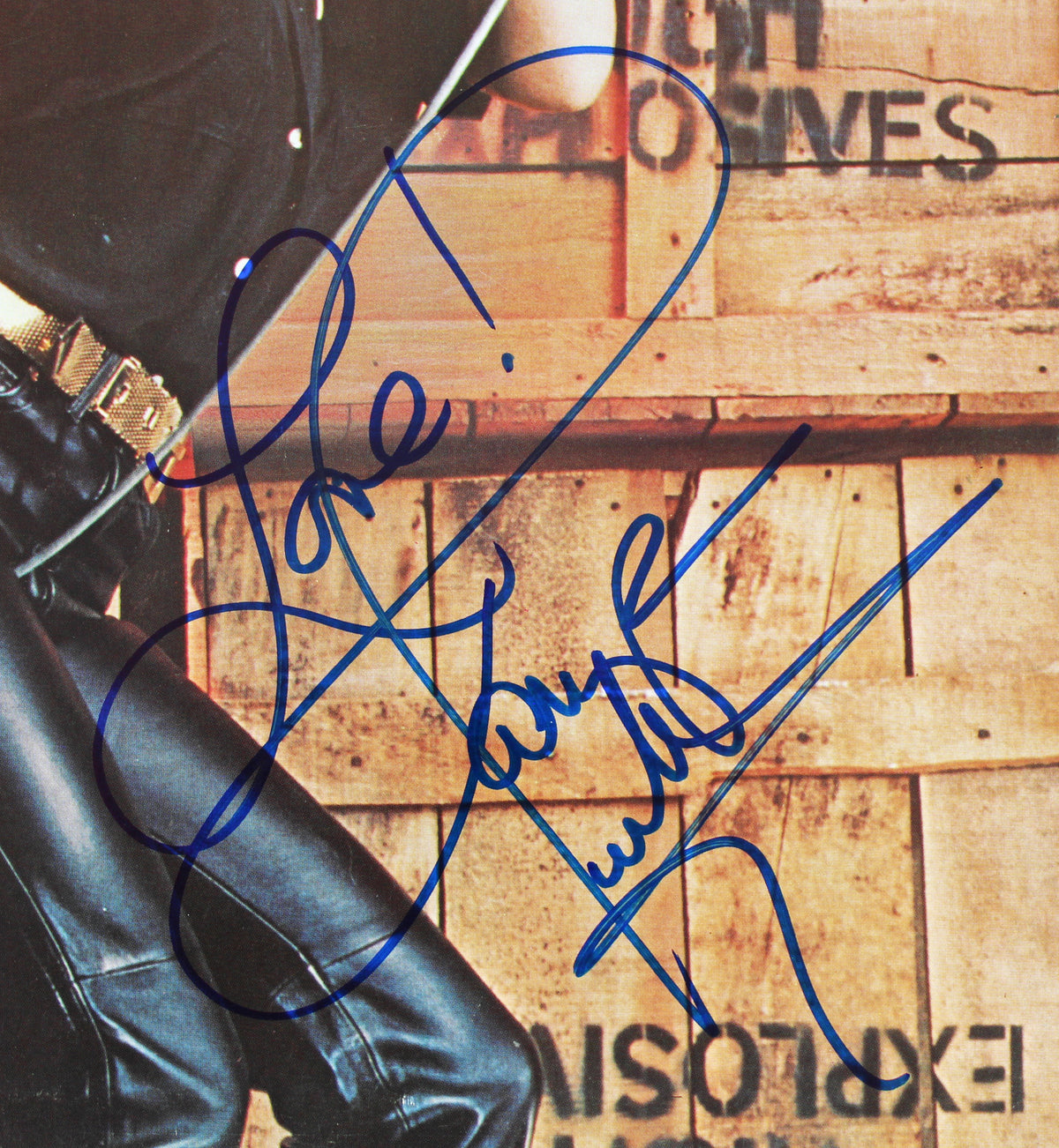 Tanya Tucker "Love" Authentic Signed TNT Album Cover W/ Vinyl BAS #BG83062