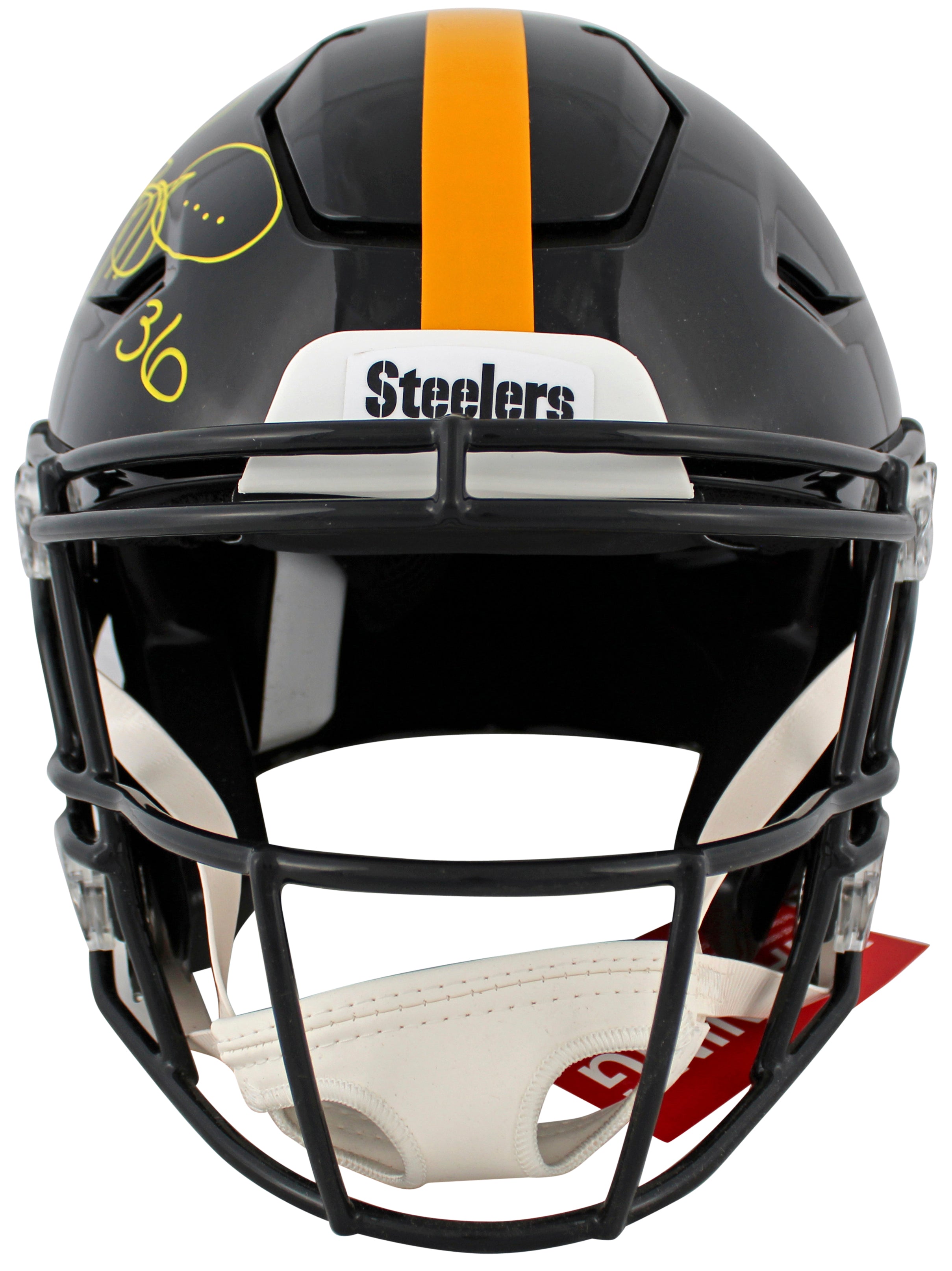 Steelers Jerome Bettis Signed Riddell Speed Flex Full Size Helmet BAS #WG30871