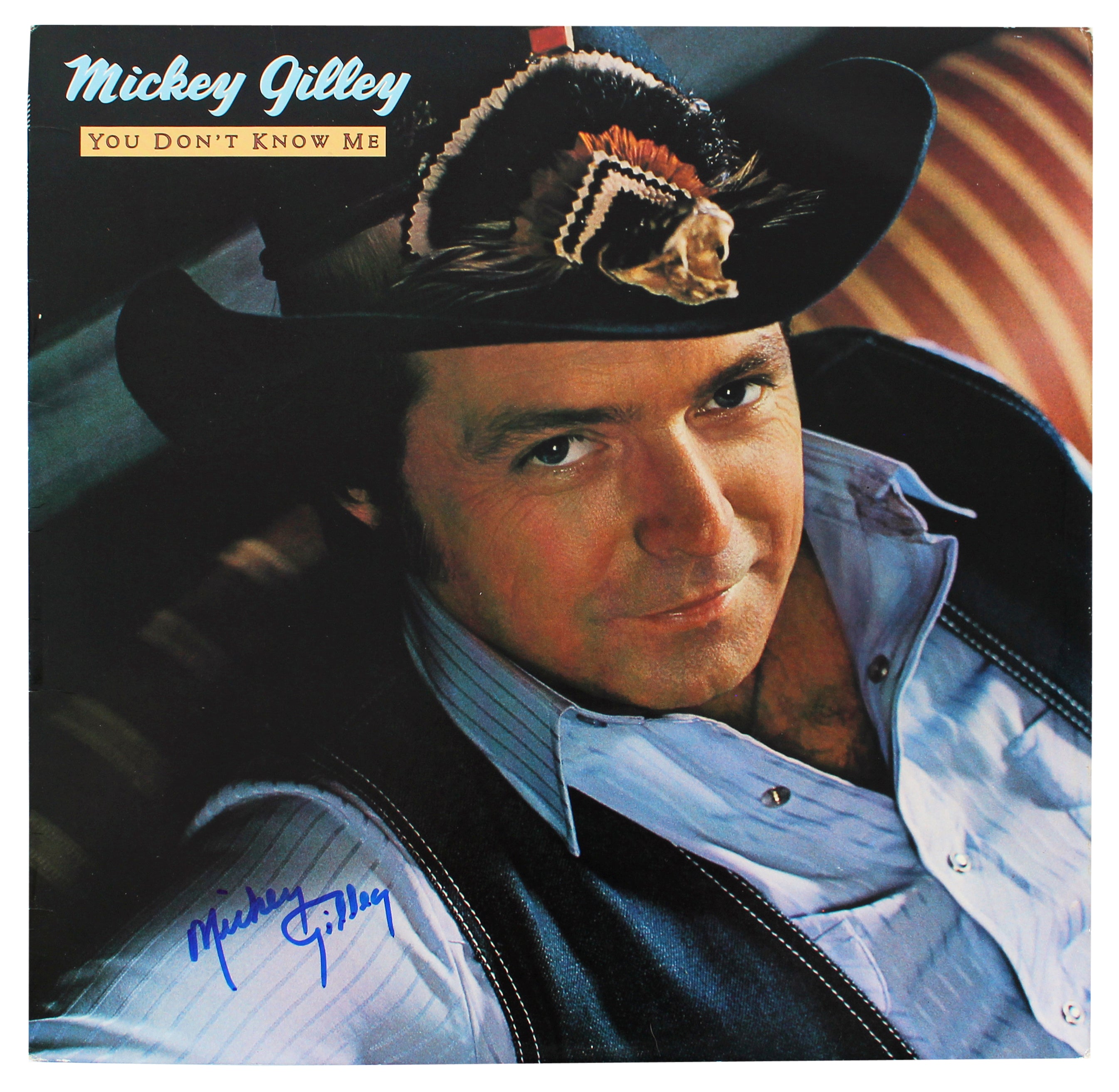 Mickey Gilley Authentic Signed You Don't Know Me Album Cover BAS #BG83057
