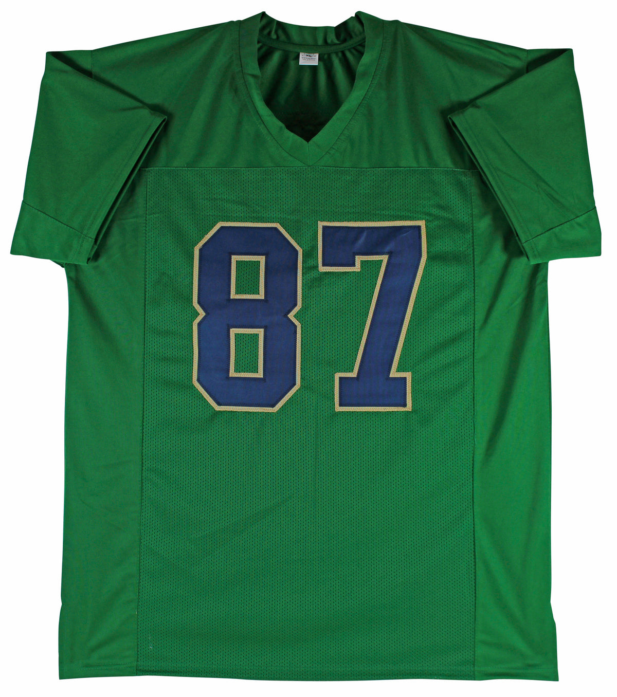 Notre Dame Michael Mayer "PLAC" Signed Green Pro Style Jersey BAS Witnessed