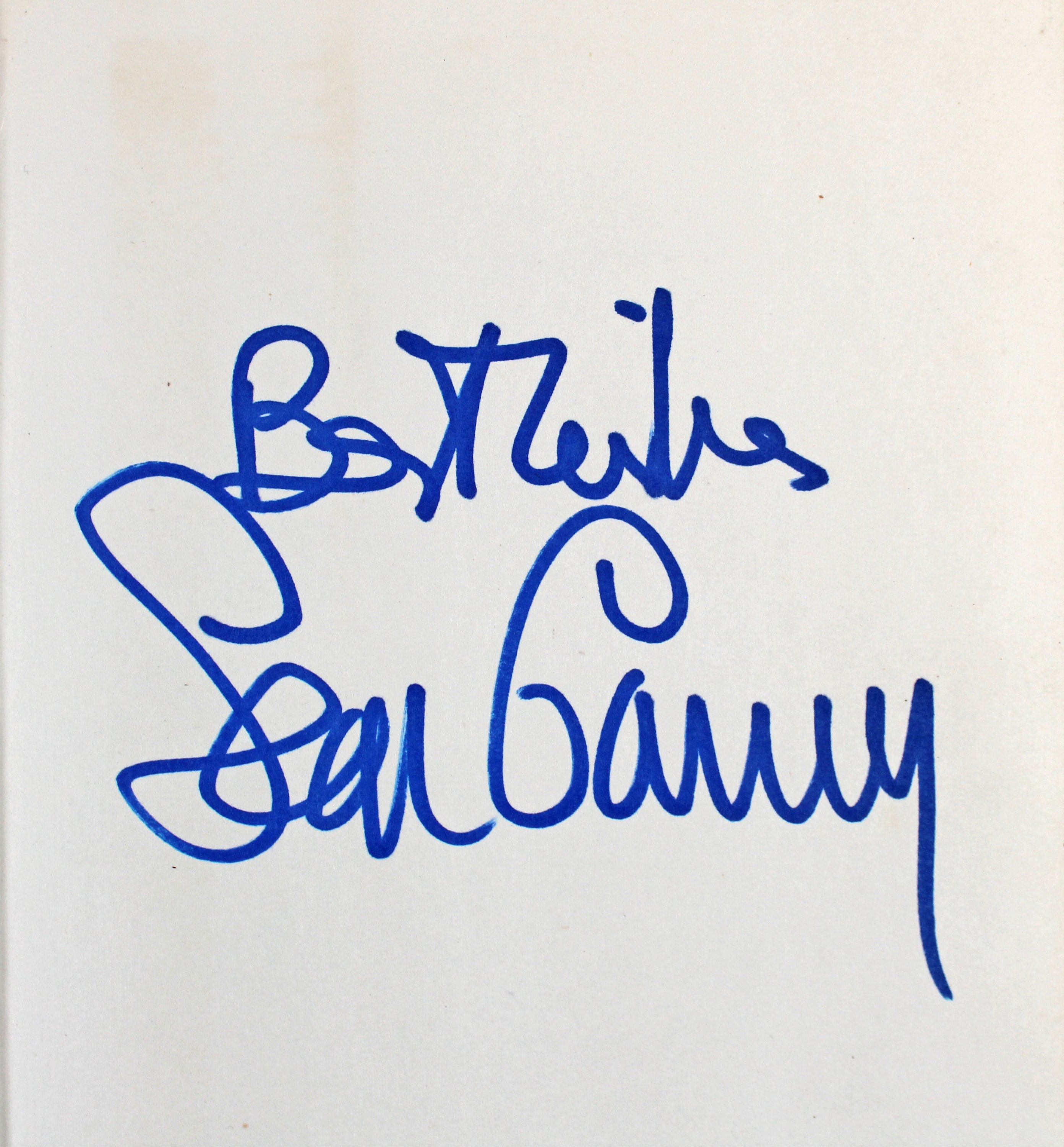 Sean Connery Authentic Signed  Biography 1st Edition Hard Cover book PSA #V03812
